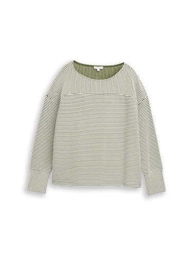 tom-tailor-damen-1048496-sweatshirt-mit-ottoman-struktur image 4