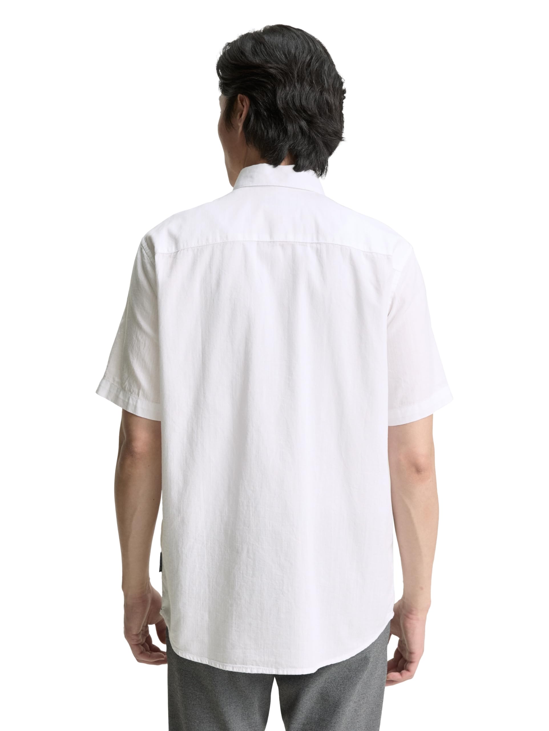 tom-tailor-herren-regular-fit-kurzarmhemd-aus-baumwolle image 2