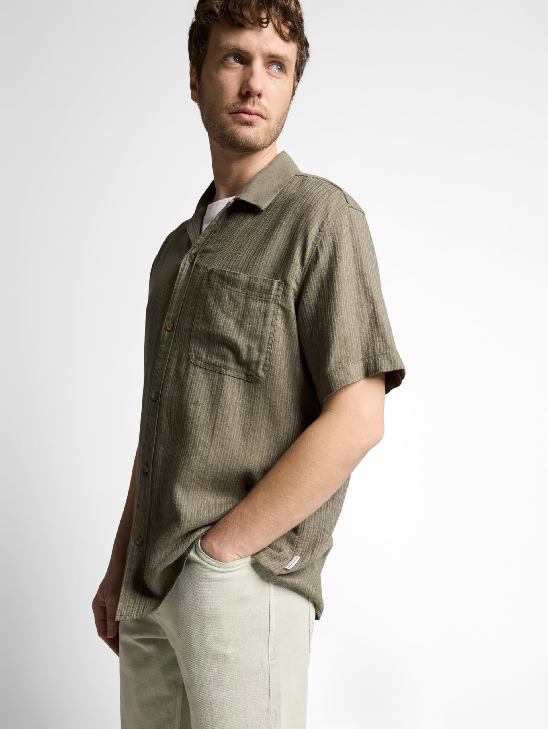 tom-tailor-regular-fit-hemd-mit-leinen-herren image 5