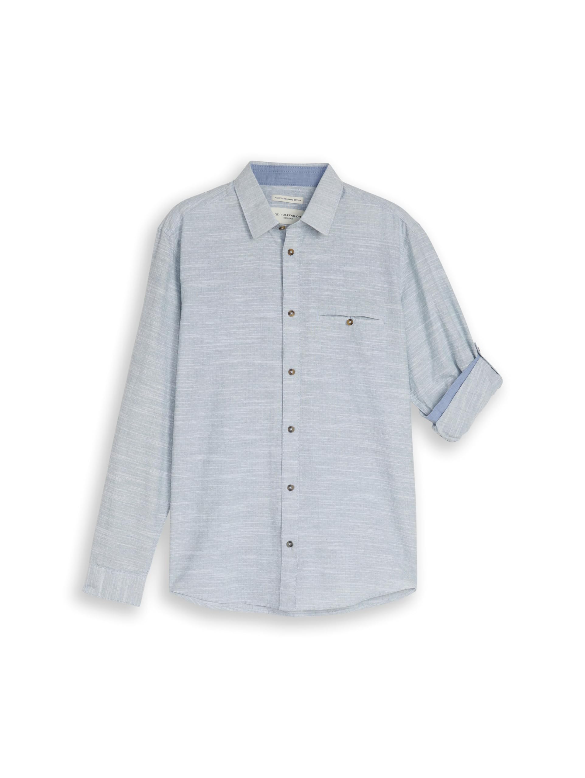 tom-tailor-herren-regular-fit-dobby-hemd image 8