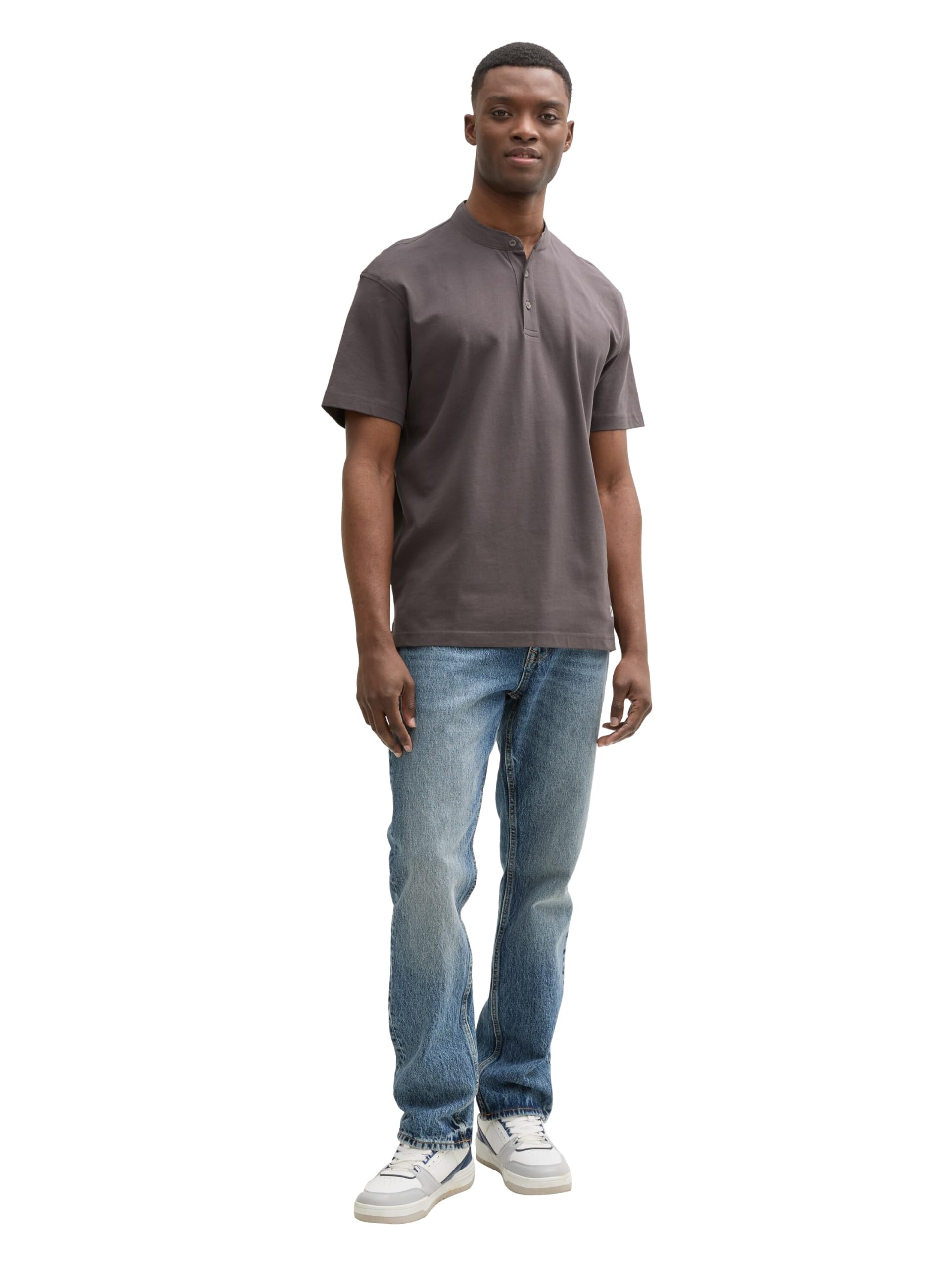 tom-tailor-denim-herren-relaxed-fit-poloshirt-mit-stehkragen image 3