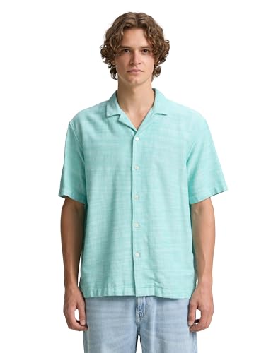 tom-tailor-denim-herren-relaxed-fit-kurzarmhemd-mit-struktur-2 image 7