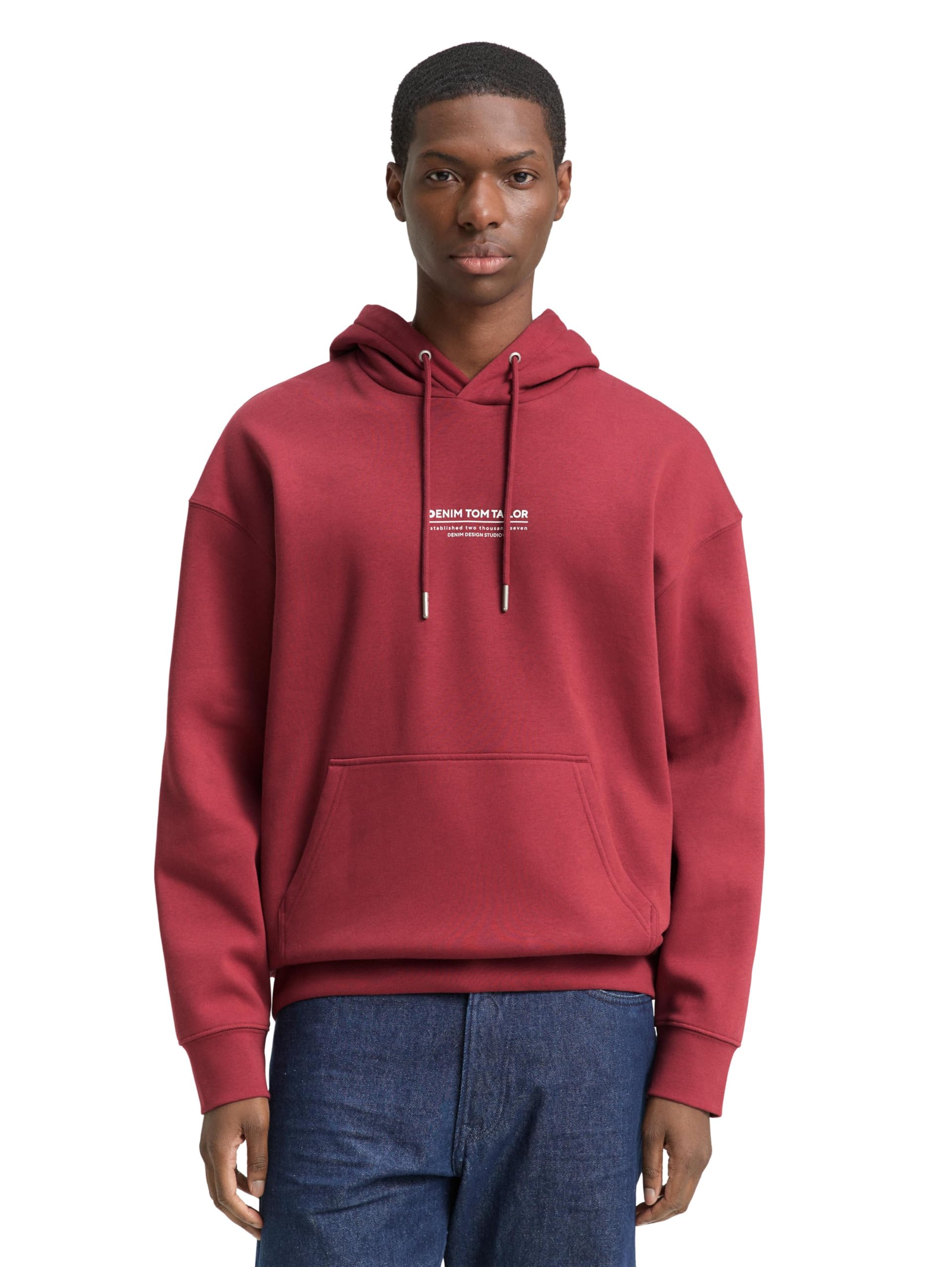tom-tailor-denim-herren-relaxed-hoodie-sweatshirt-mit-logo-print image 8