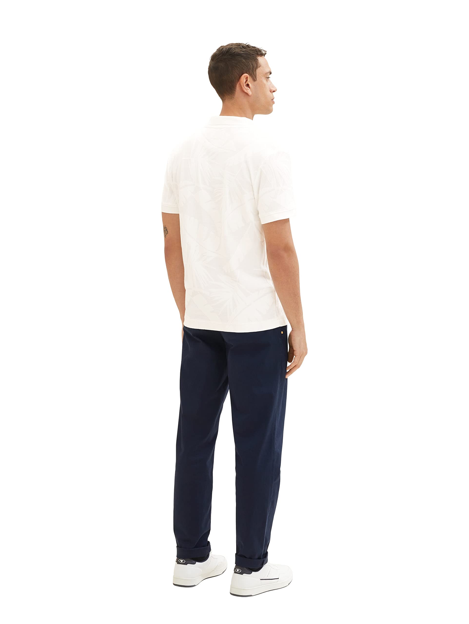 tom-tailor-herren-jacquard-poloshirt-mit-palmen-muster image 3