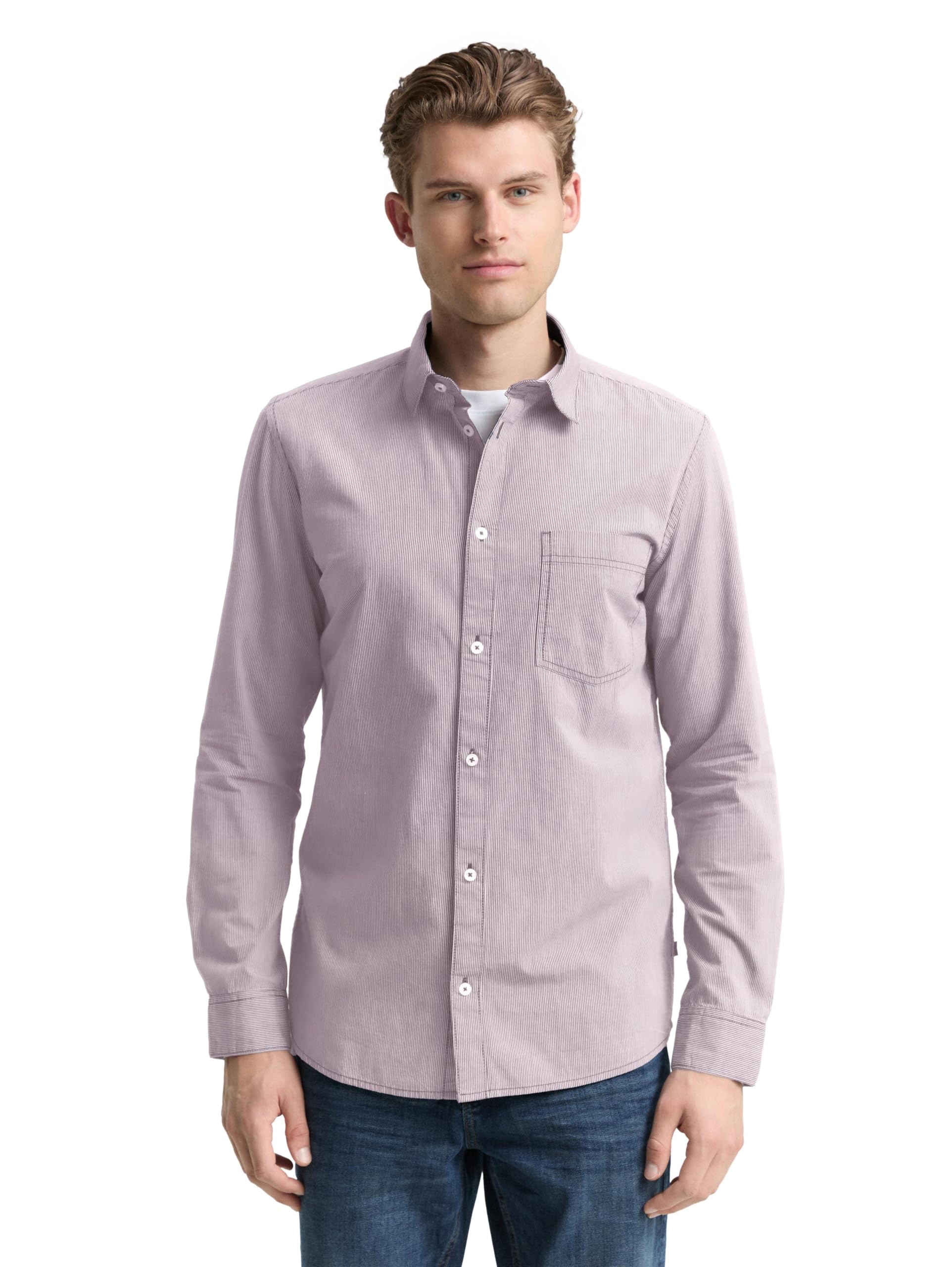 tom-tailor-herren-1048446-fitted-hemd-aus-baumwolle image 7