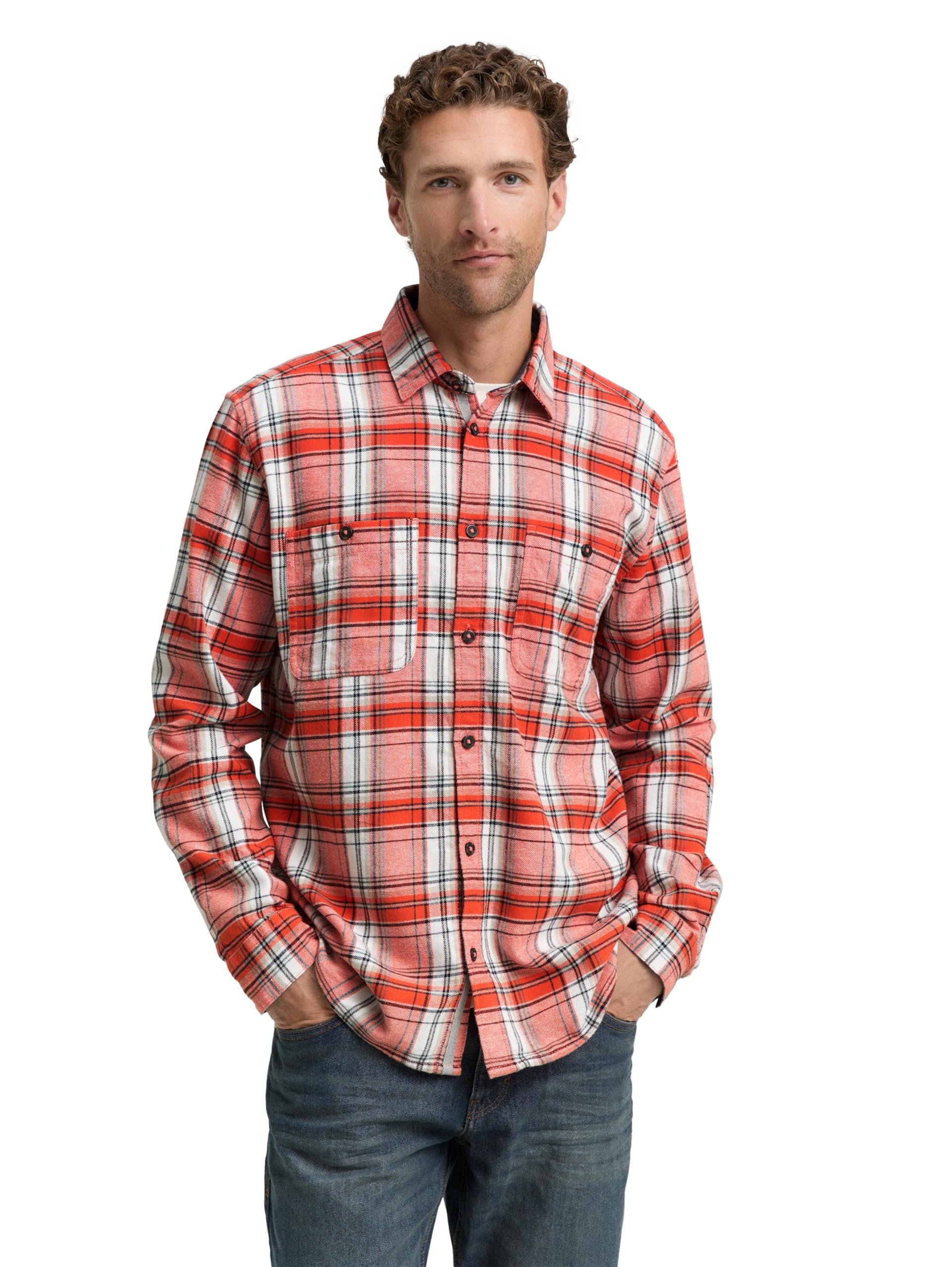 tom-tailor-herren-1047337-comfort-fit-flanell-hemd-mit-karomuster image 6