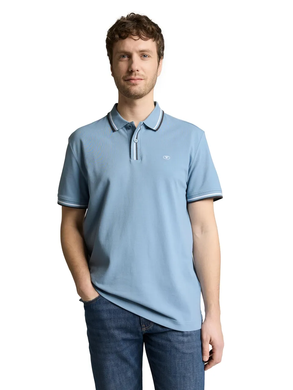 tom-tailor-herren-piqu-poloshirt-kurzarm image 1