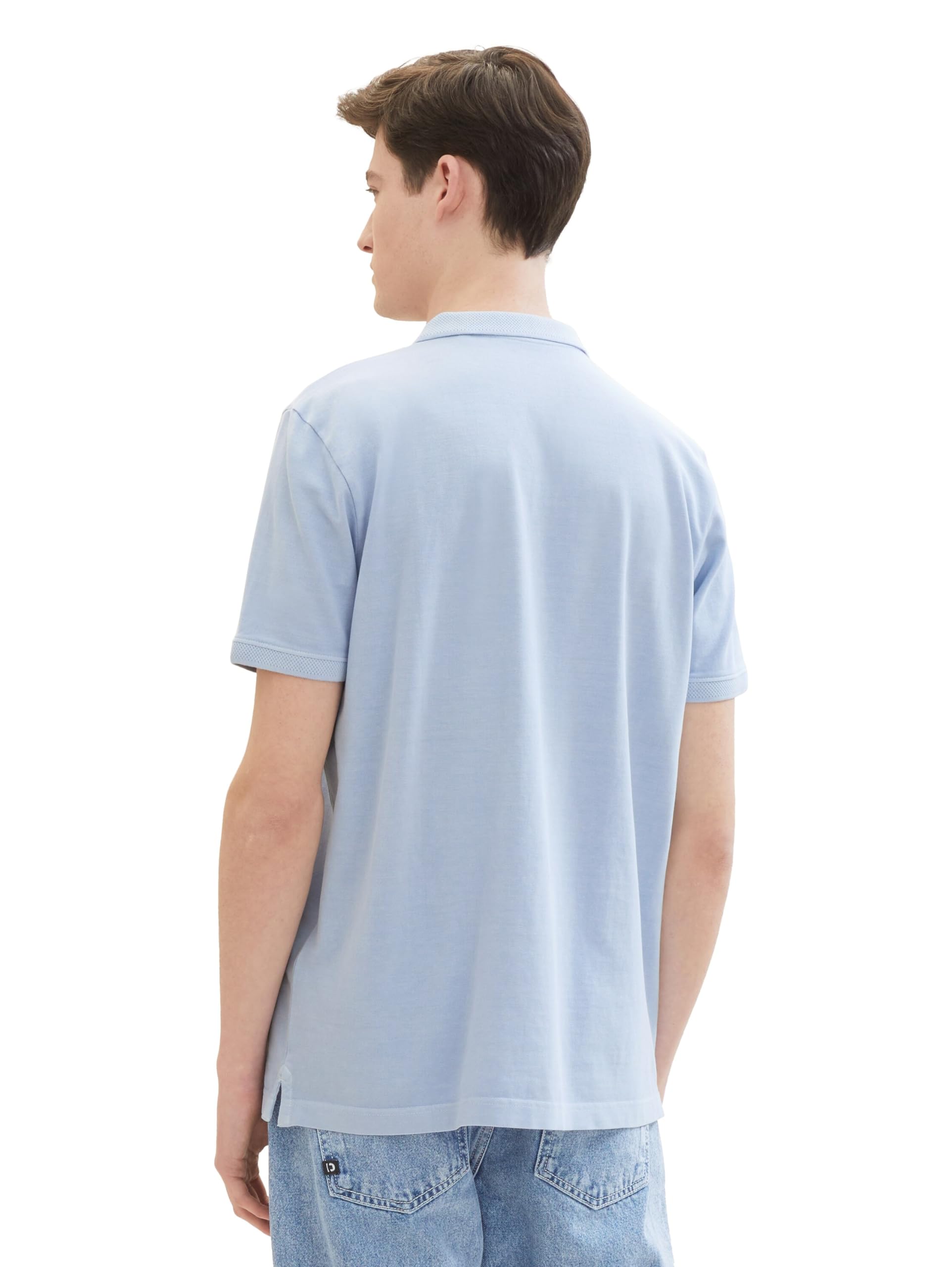 tom-tailor-denim-herren-poloshirt-im-washed-look-l-ssiges-freizeitshirt image 3