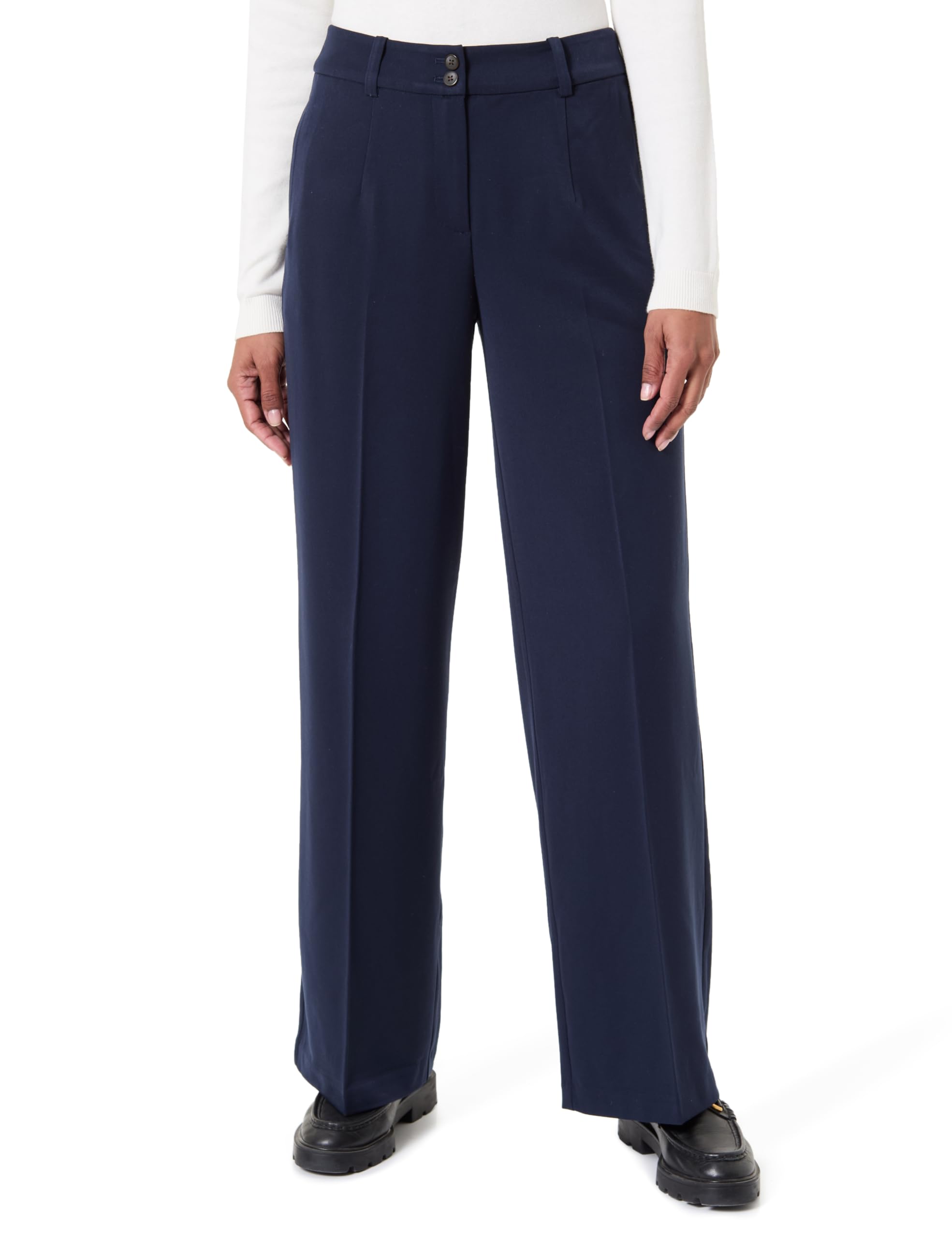 tom-tailor-damen-ttlea-wide-hose-mit-b-gelfalte image 7