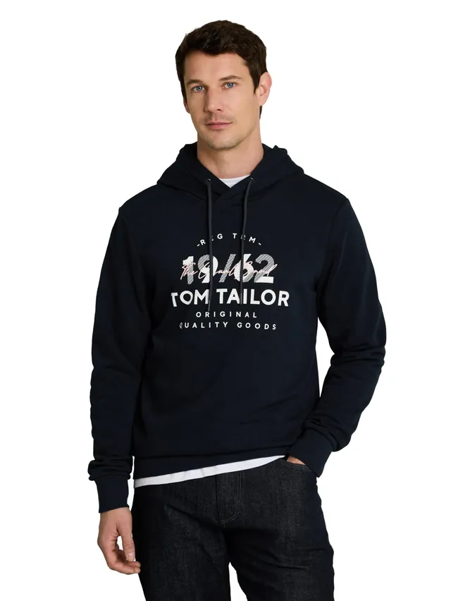tom-tailor-herren-1050236-hoodie-sweatshirt-mit-logo-print image 1