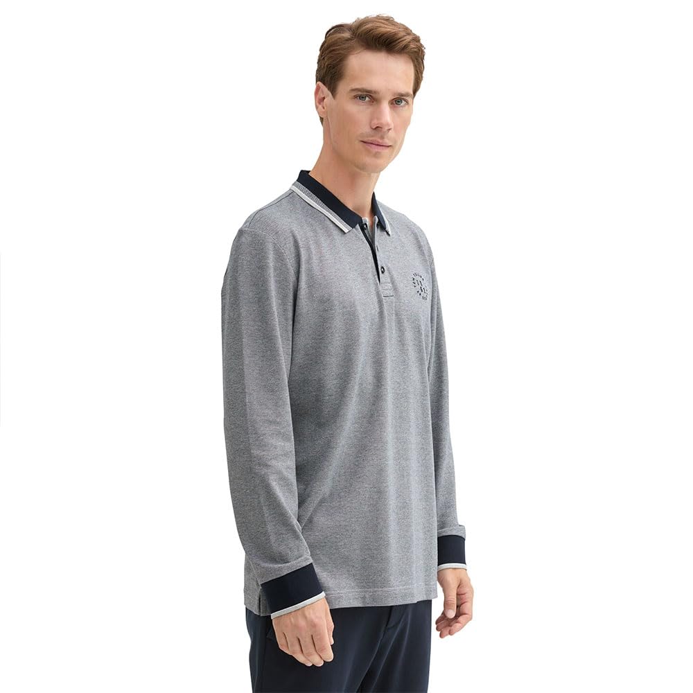 tom-tailor-herren-longsleeve-basic-piqu-poloshirt image 6