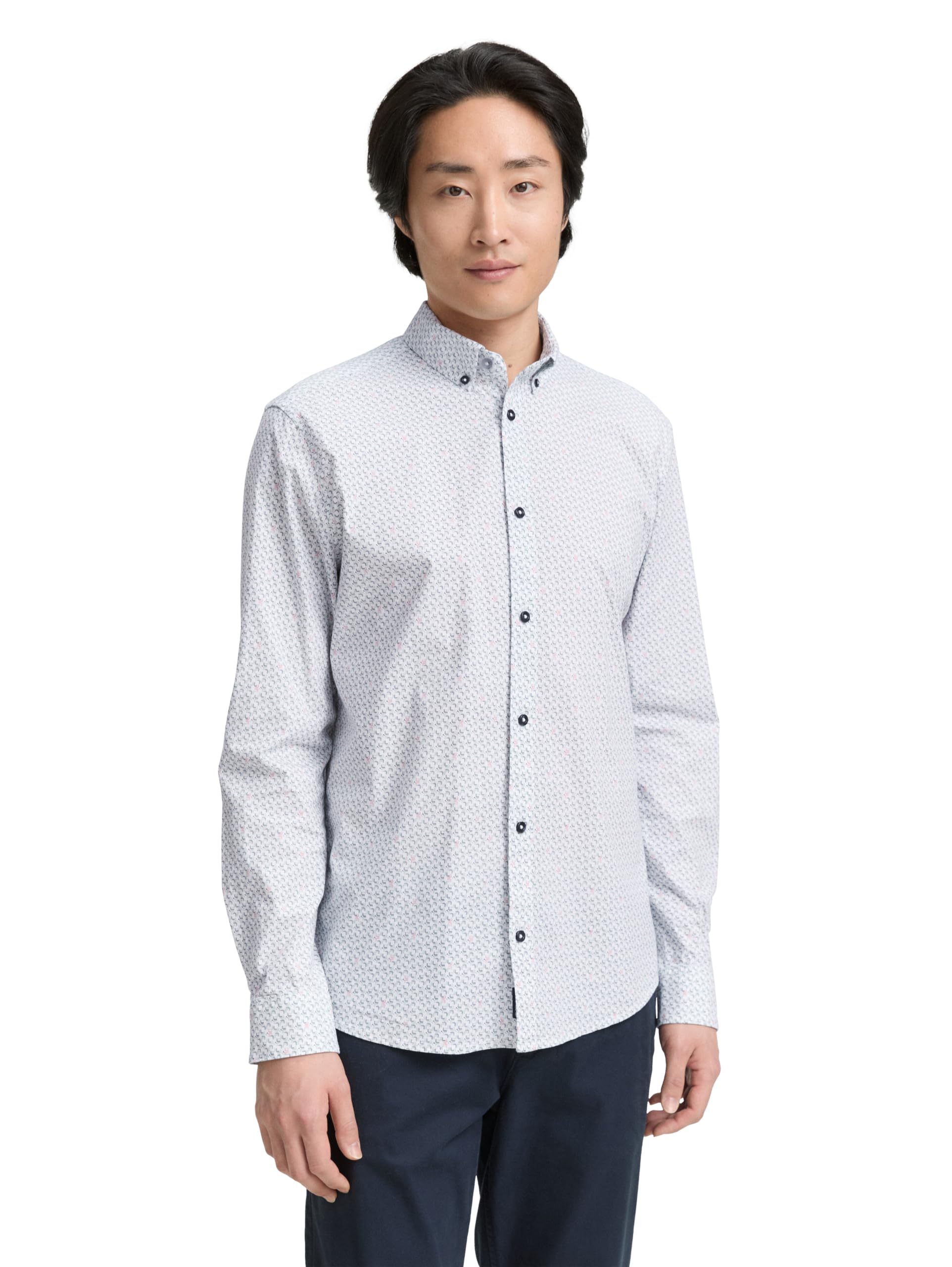 tom-tailor-herren-fitted-hemd-mit-muster image 7