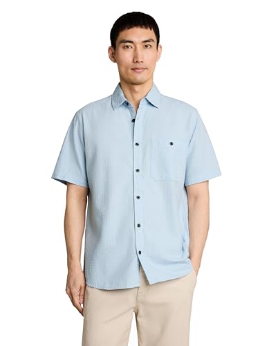 tom-tailor-herren-1050941-regular-fit-jacquard-kurzarmhemd-aus-baumwolle image 8