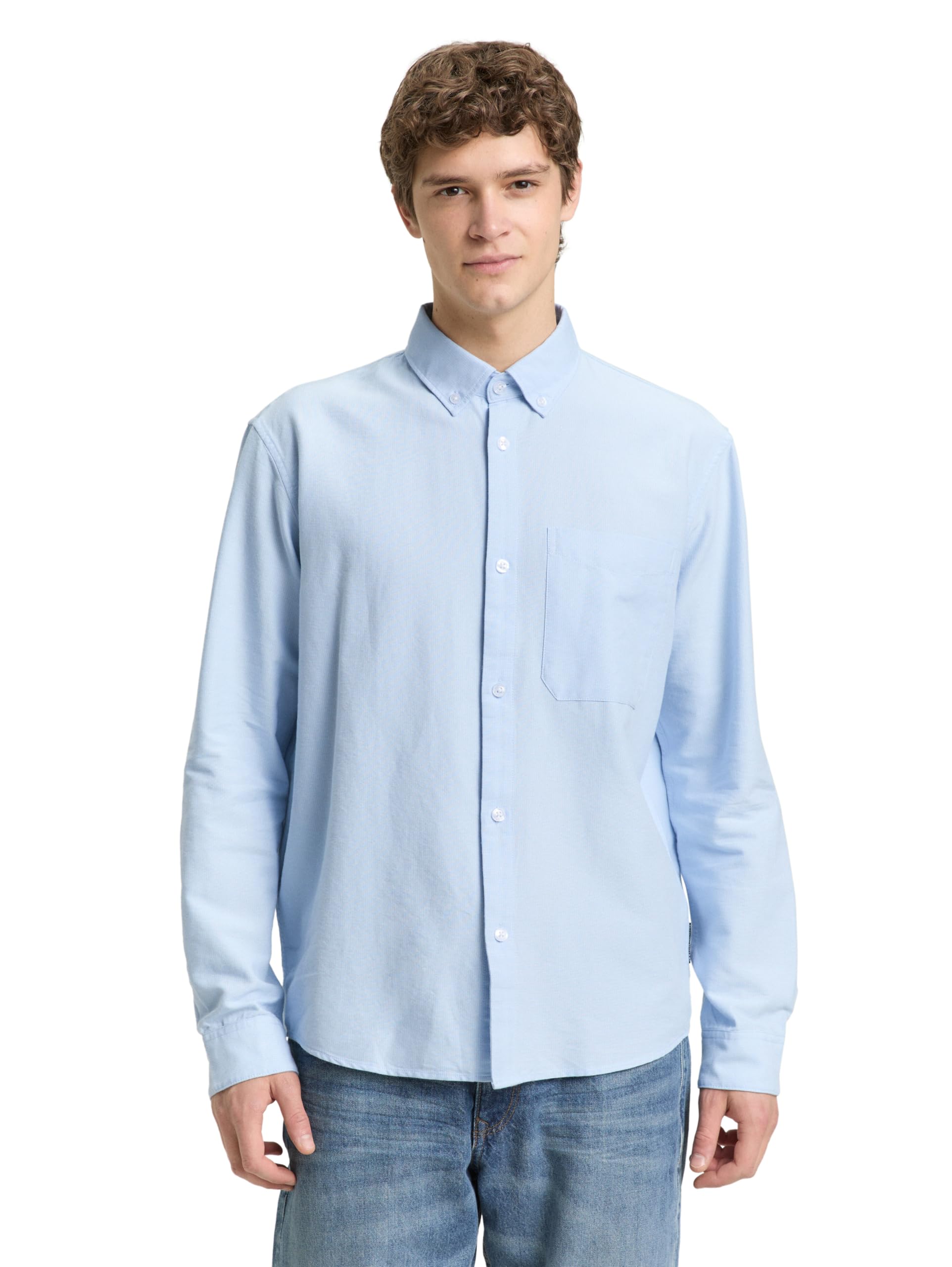 tom-tailor-denim-herren-relaxed-fit-hemd-aus-baumwolle image 8