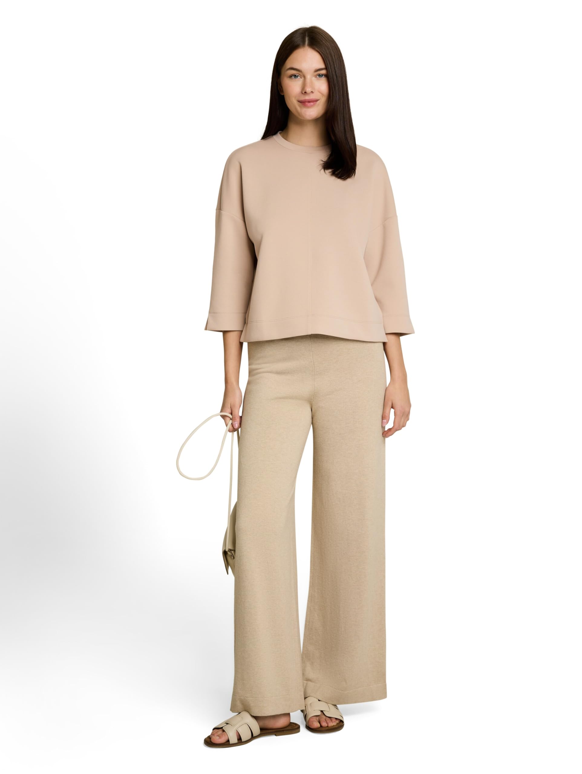 tom-tailor-damen-1051198-loose-fit-sweatshirt-mit-7-8-arm image 2