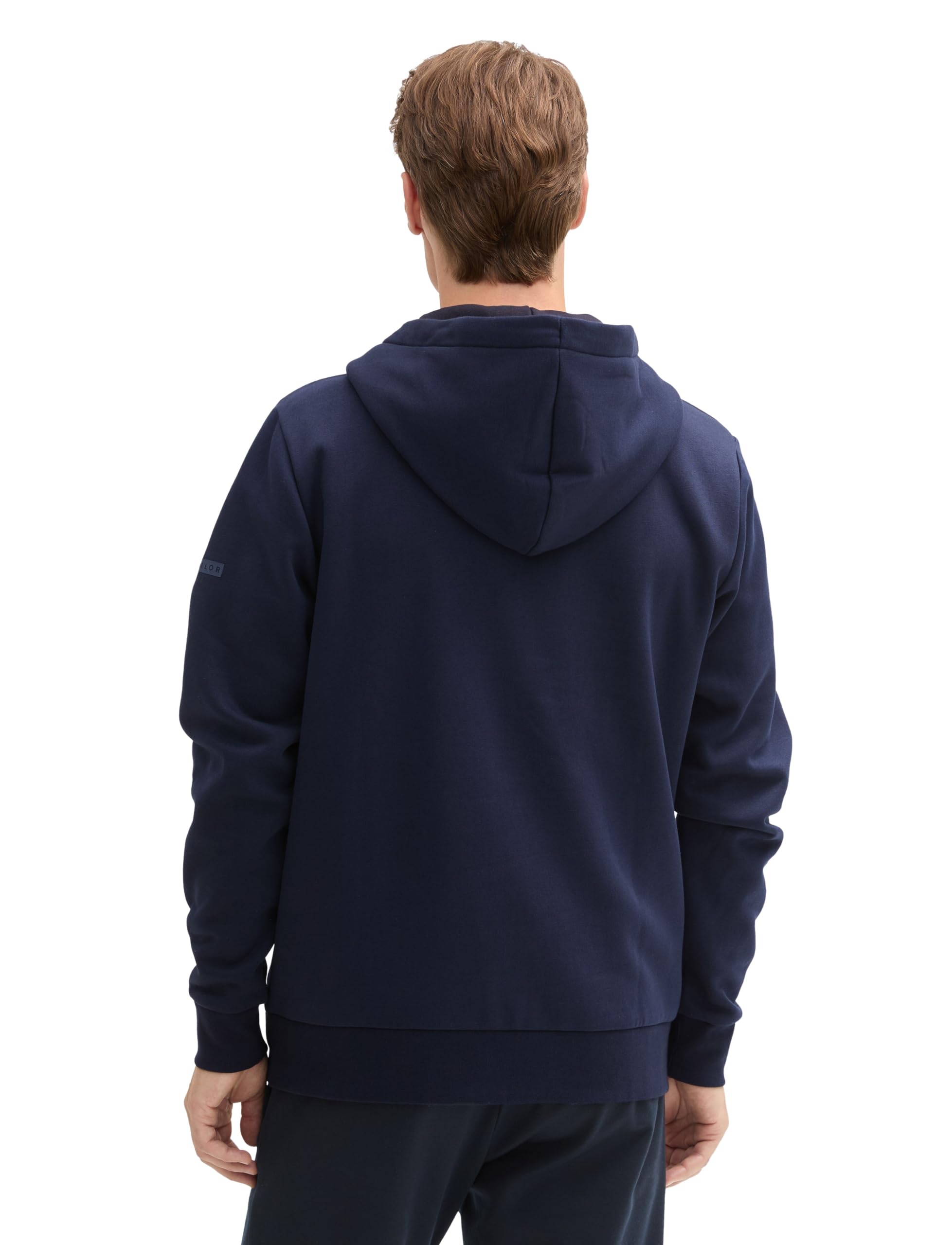 tom-tailor-herren-hoodie-sweatjacke-mit-k-ngurutasche image 3