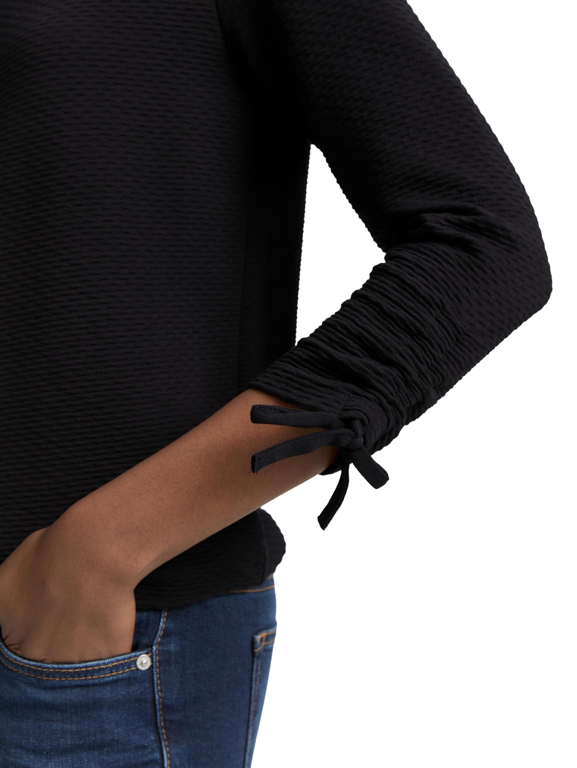 tom-tailor-denim-damen-1047227-sweatshirt-mit-raff-rmeln image 5