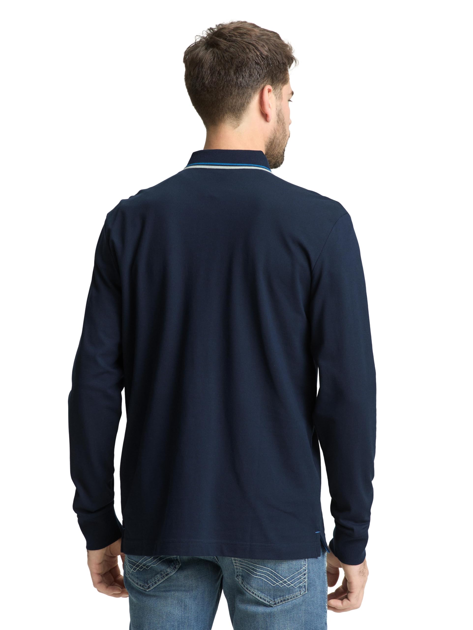 tom-tailor-herren-piqu-langarmpolo image 3