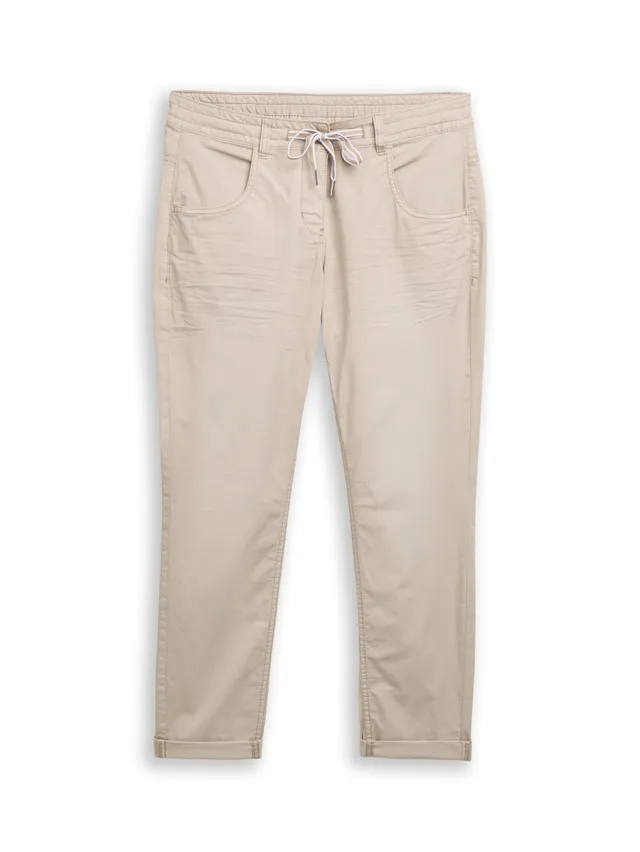tom-tailor-damen-relaxed-fit-tapered-hose-1046691 image 1