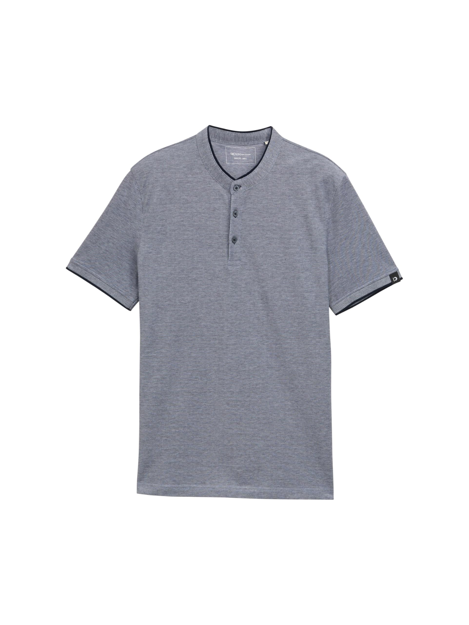 tom-tailor-denim-herren-piqu-poloshirt-mit-stehkragen image 4