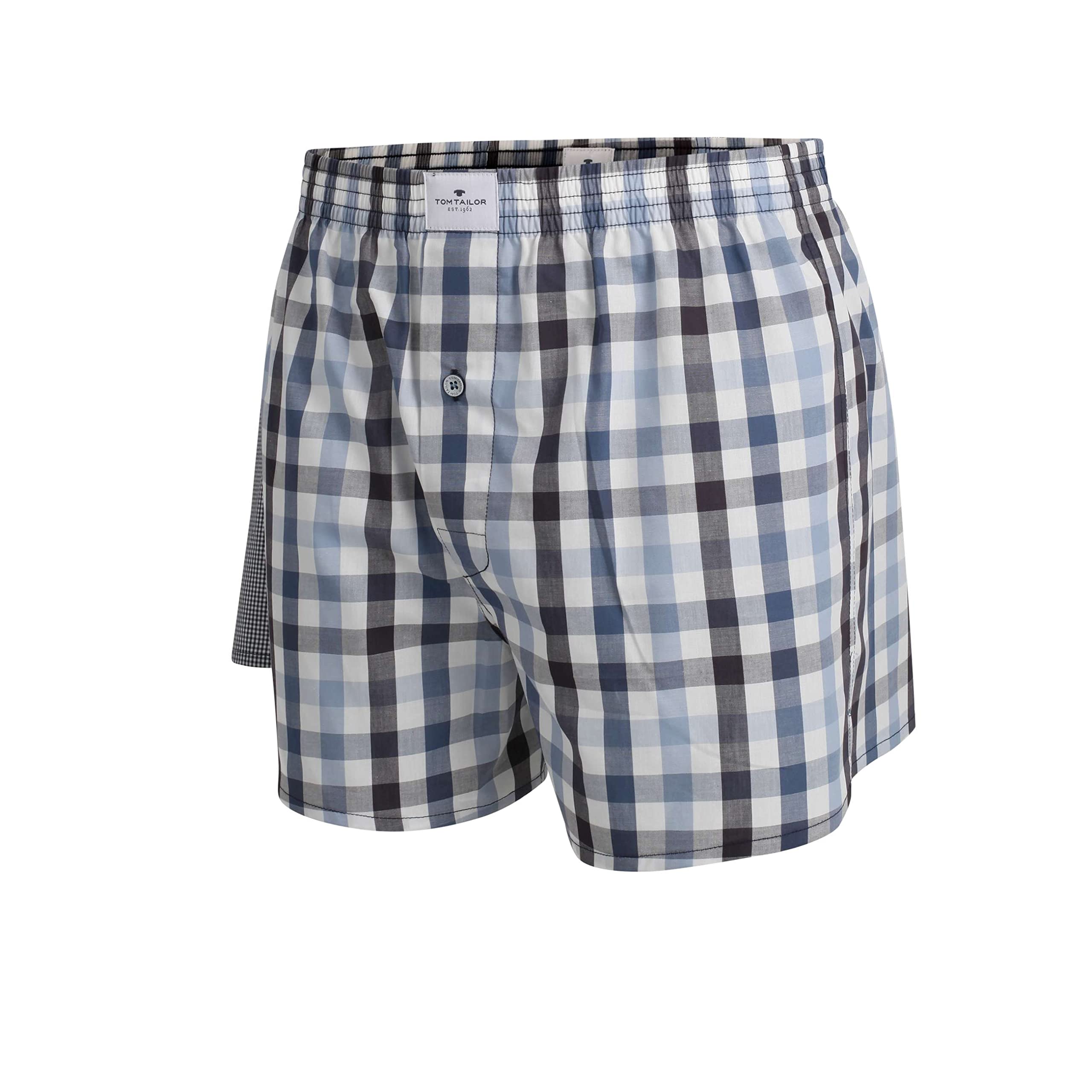 tom-tailor-herren-boxershort-blau-kariert-2er-pack image 2