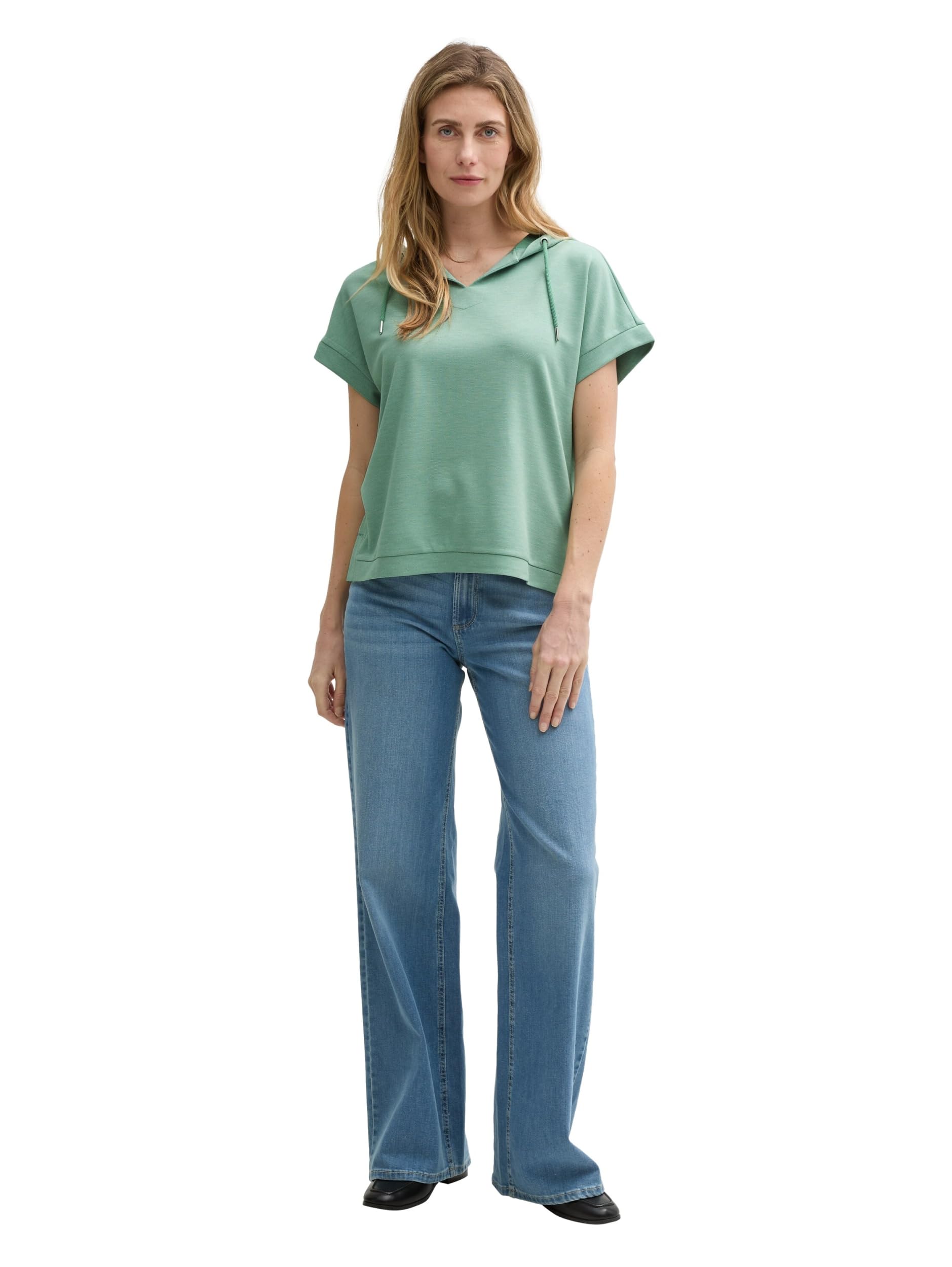 tom-tailor-damen-sweatshirt-l-ssiger-casual-look-kuscheliger-baumwoll-mix image 2
