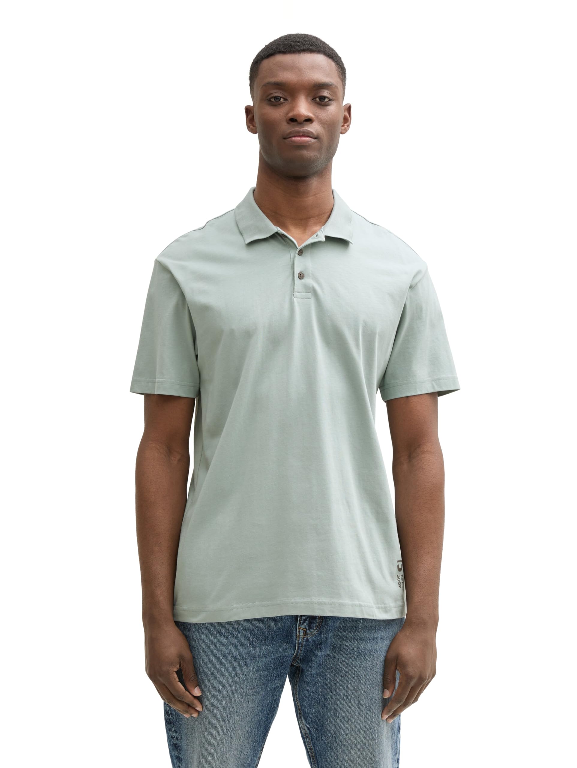 tom-tailor-denim-herren-relaxed-fit-jersey-poloshirt-aus-baumwolle image 1