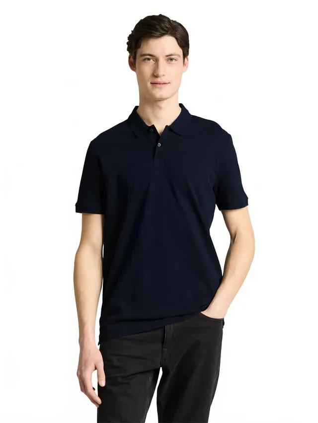 tom-tailor-denim-herren-basic-poloshirt-klassisches-polo-mit-knopfleiste image 1