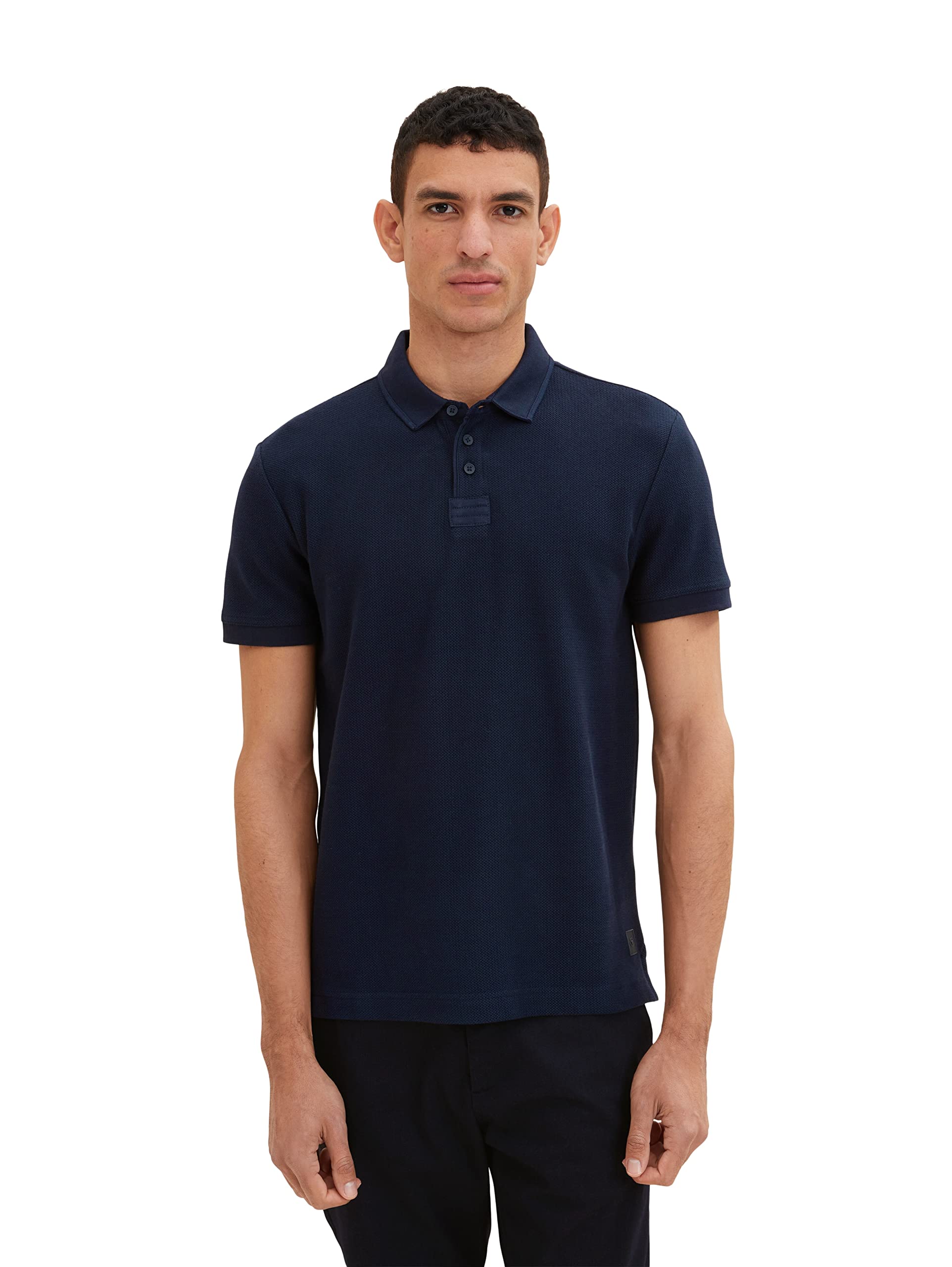 tom-tailor-herren-basic-poloshirt-mit-struktur image 8