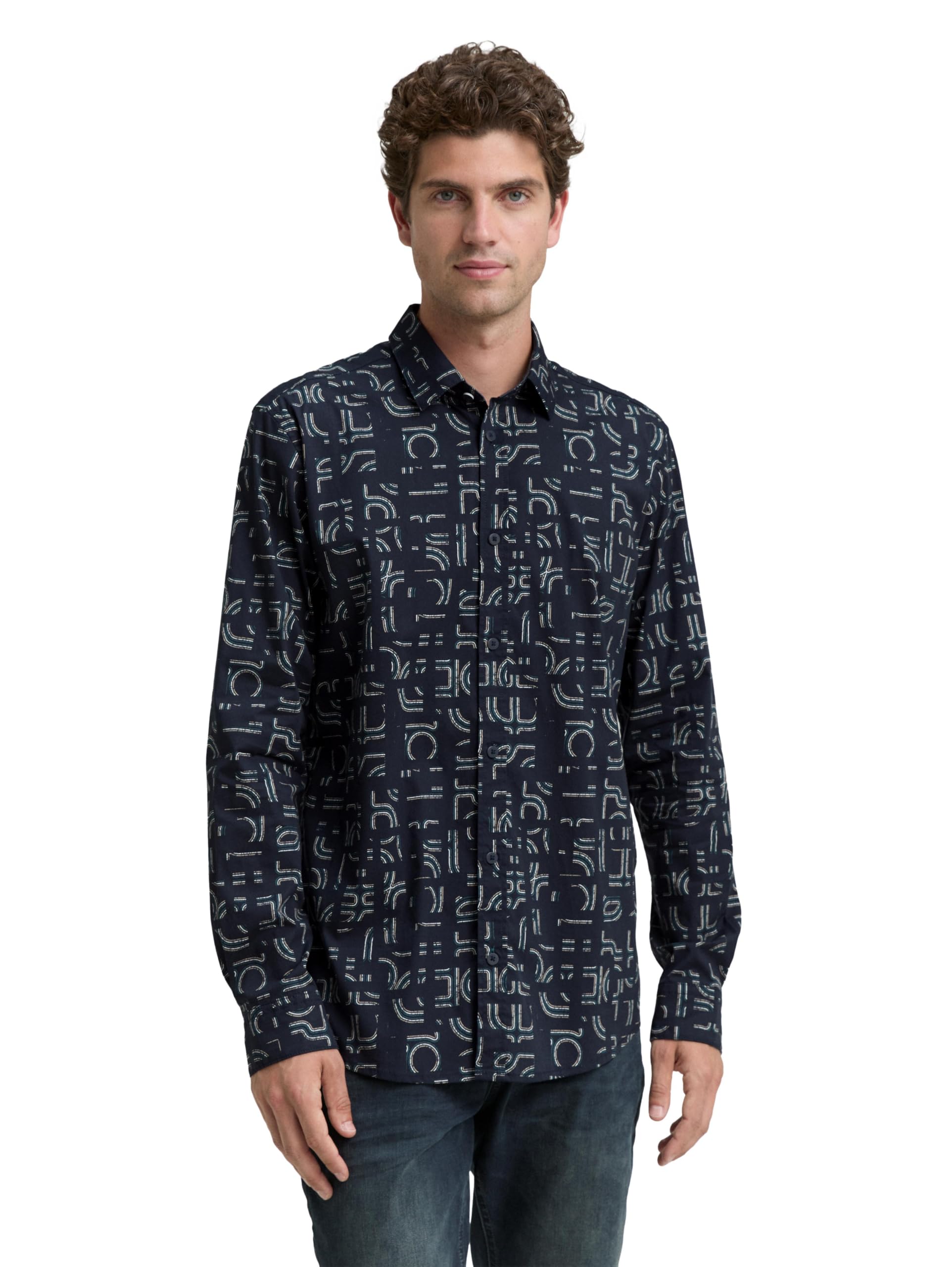 tom-tailor-herren-slim-fit-hemd-mit-stretch image 1
