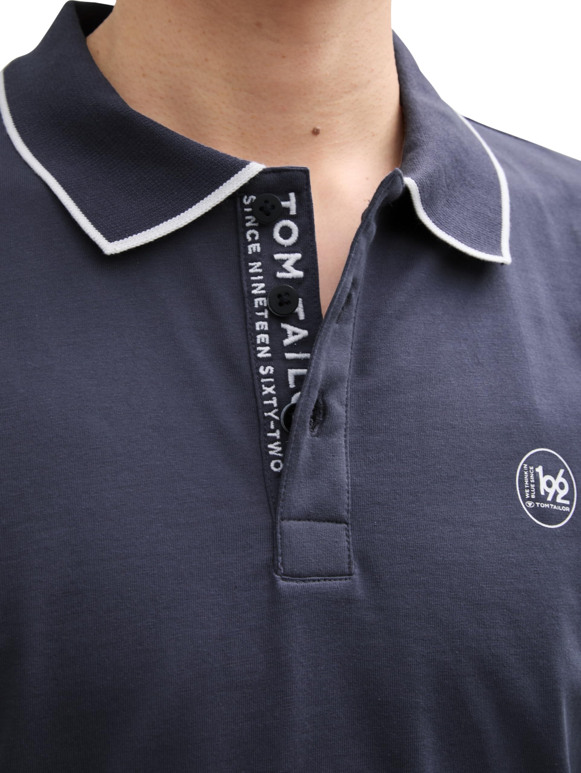 tom-tailor-herren-piqu-poloshirt-mit-print image 4