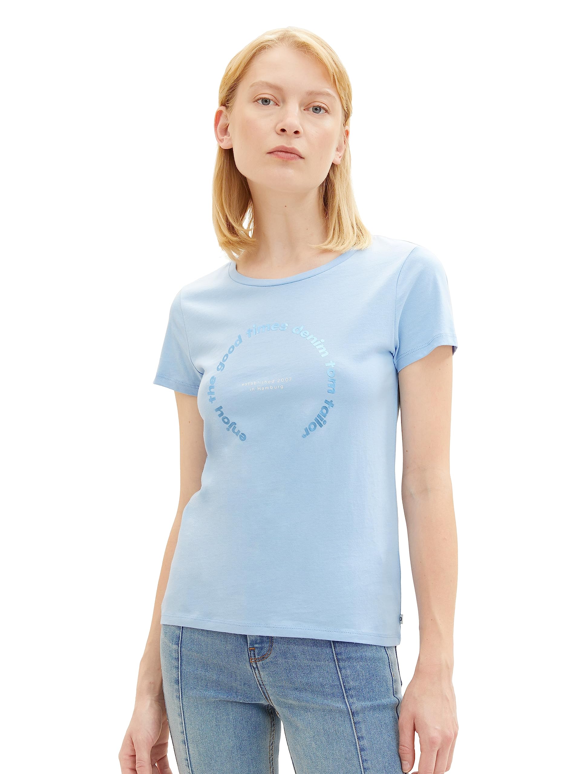 tom-tailor-denim-damen-t-shirt-mit-print image 7
