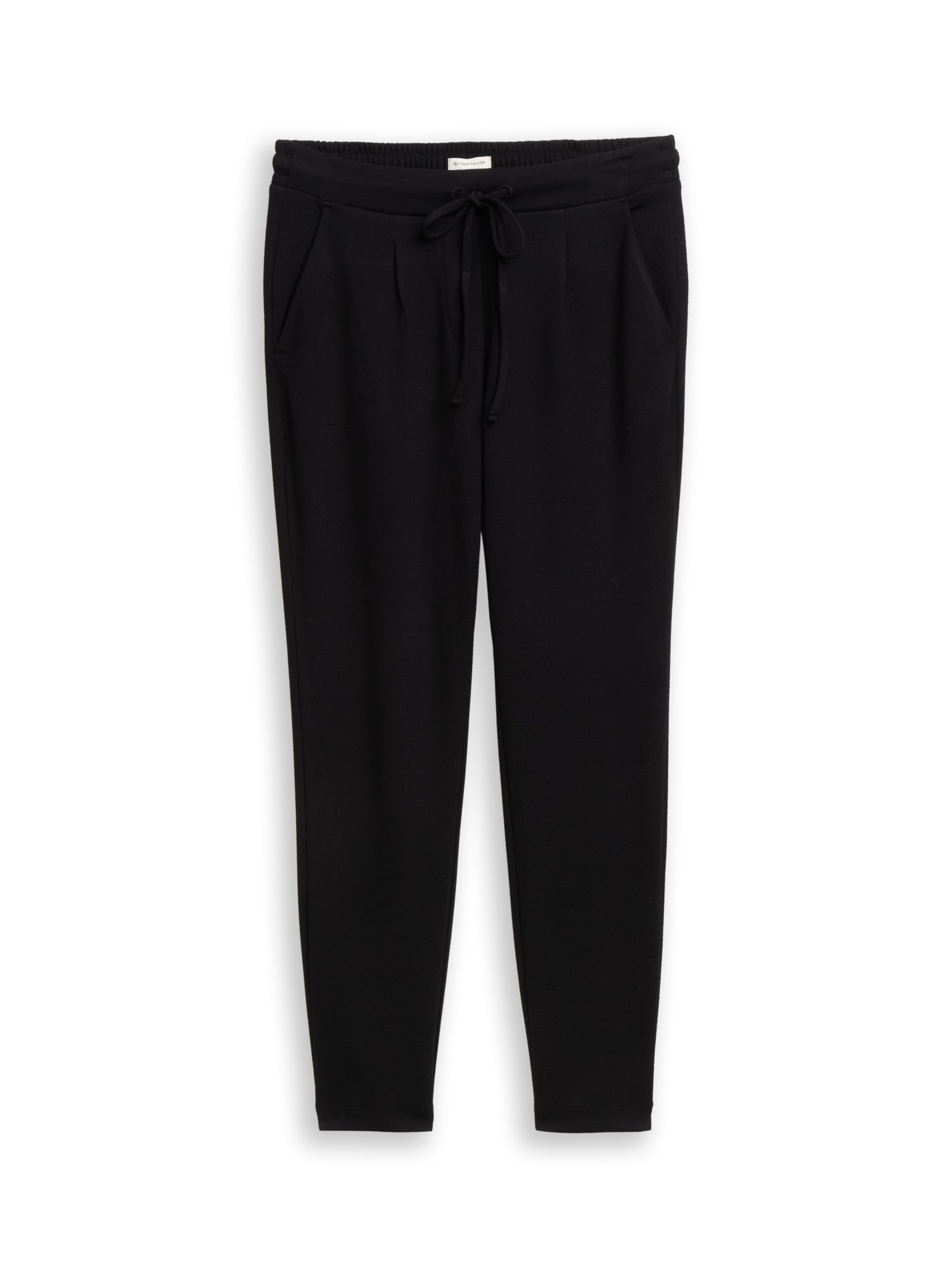 tom-tailor-damen-loose-slim-jacquard-hose-mit-kordelzug image 4