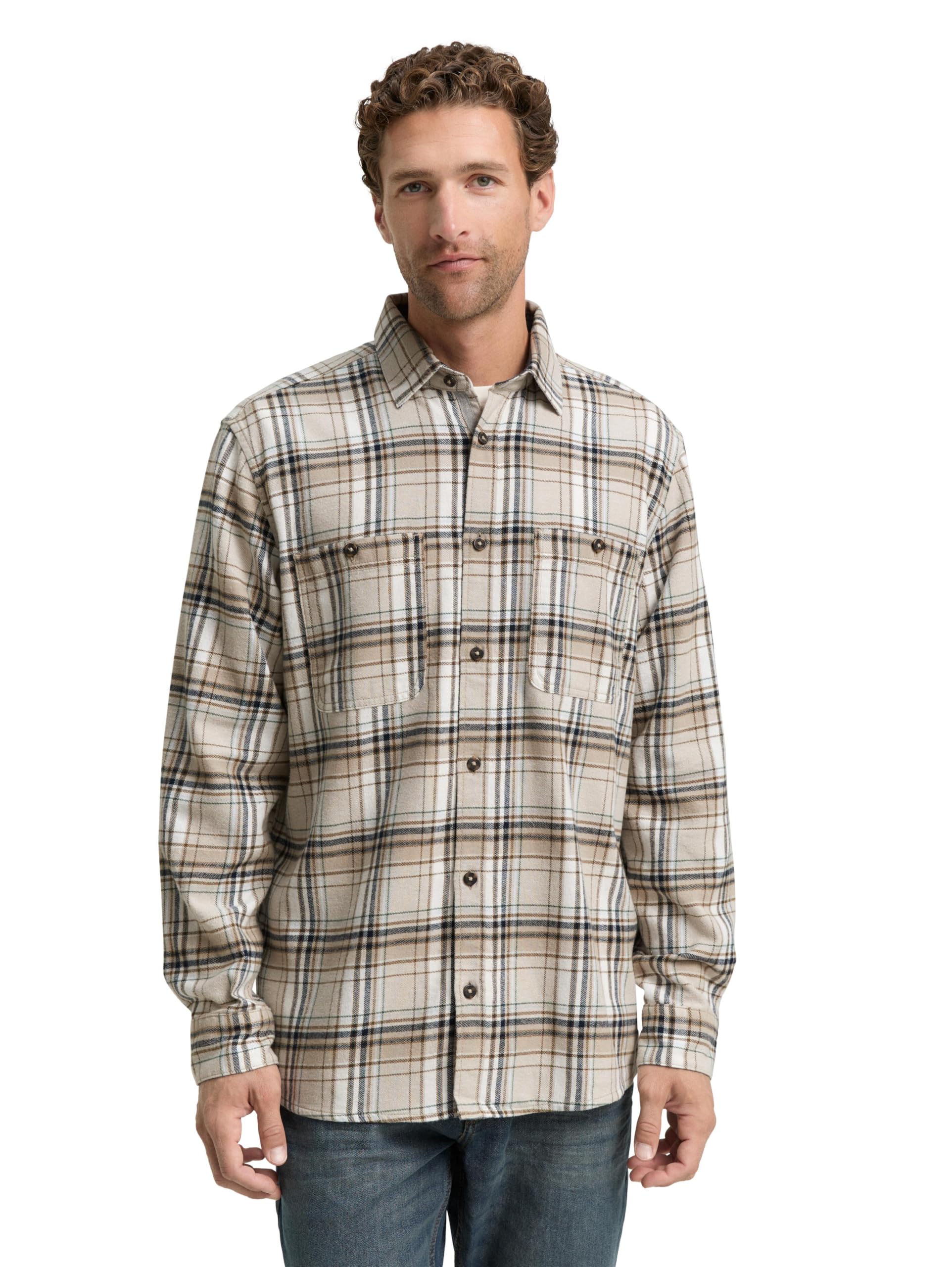 tom-tailor-herren-1047337-comfort-fit-flanell-hemd-mit-karomuster image 5