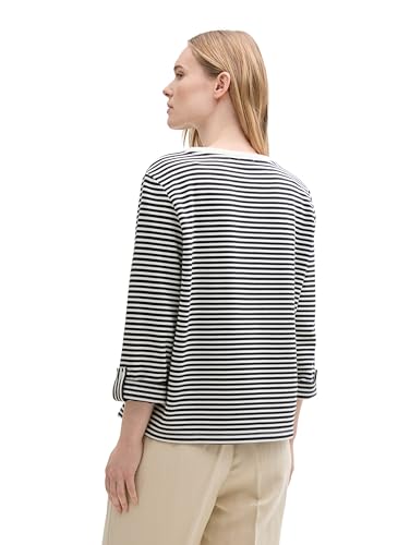 tom-tailor-damen-loose-fit-sweatshirt-mit-streifenmuster image 8