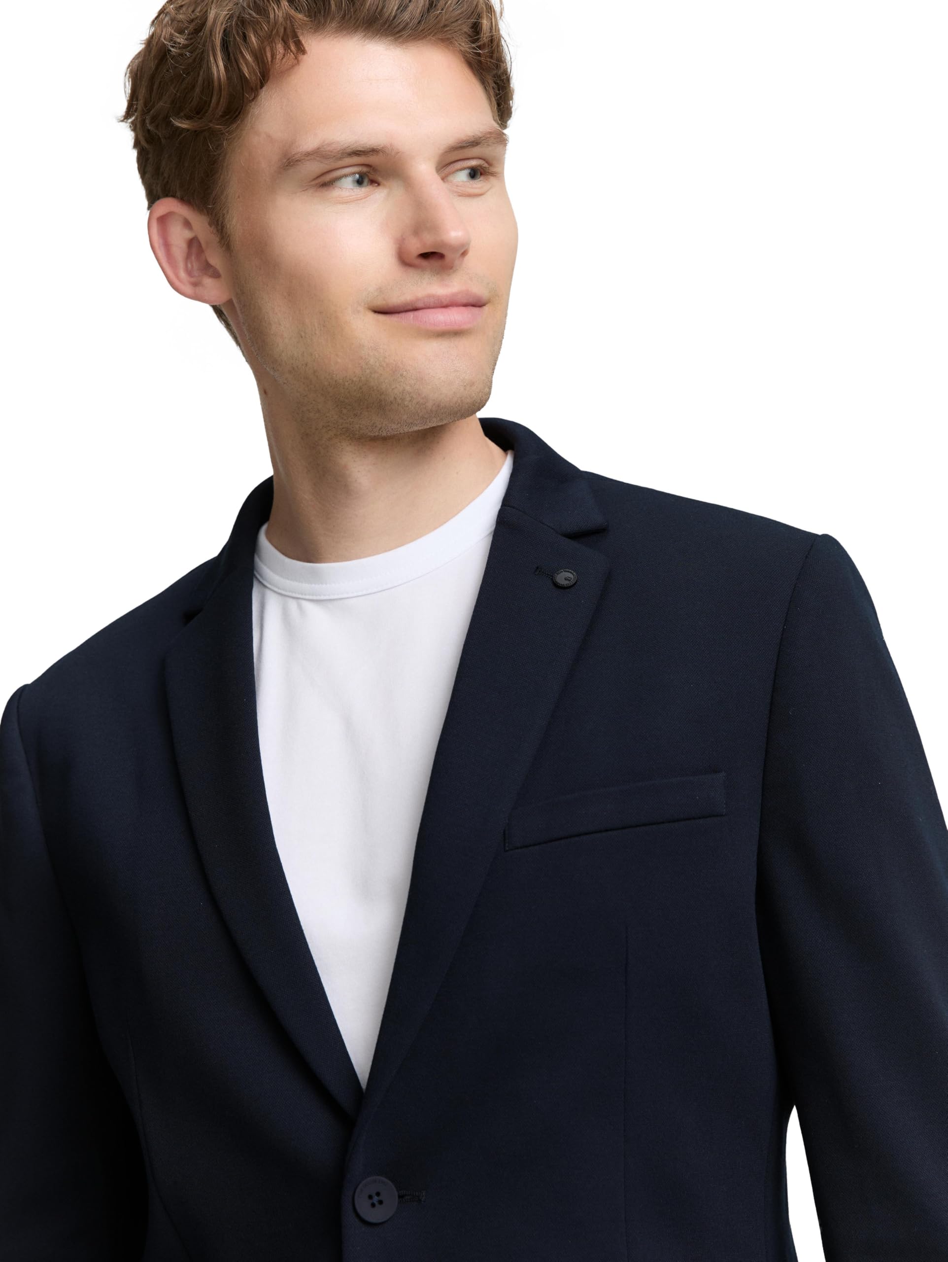 tom-tailor-herren-1047273-regular-fit-piqu-blazer-leichter-blazer-f-r-herren image 4