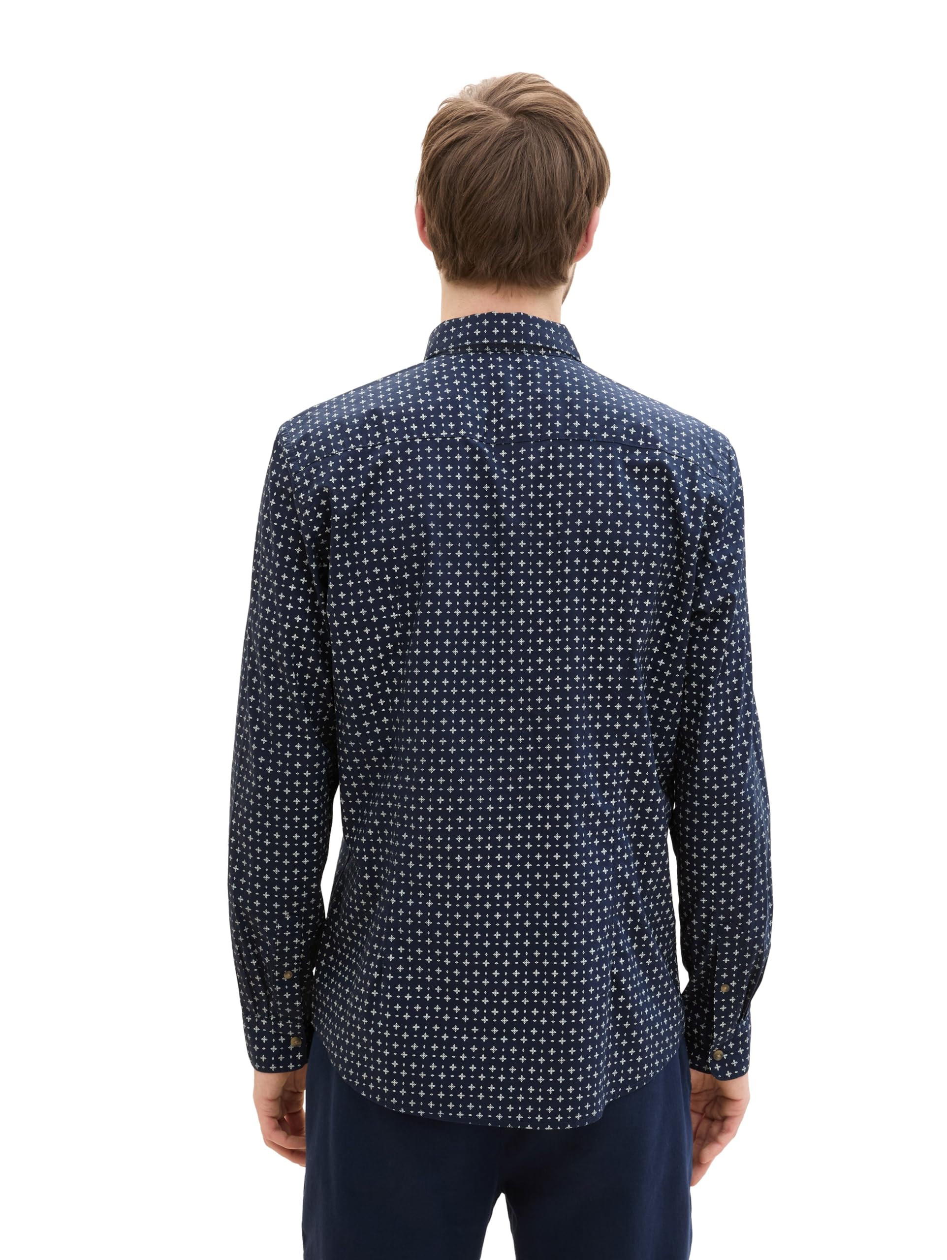 tom-tailor-denim-herren-hemd-fitted-printed-slim-fit image 3