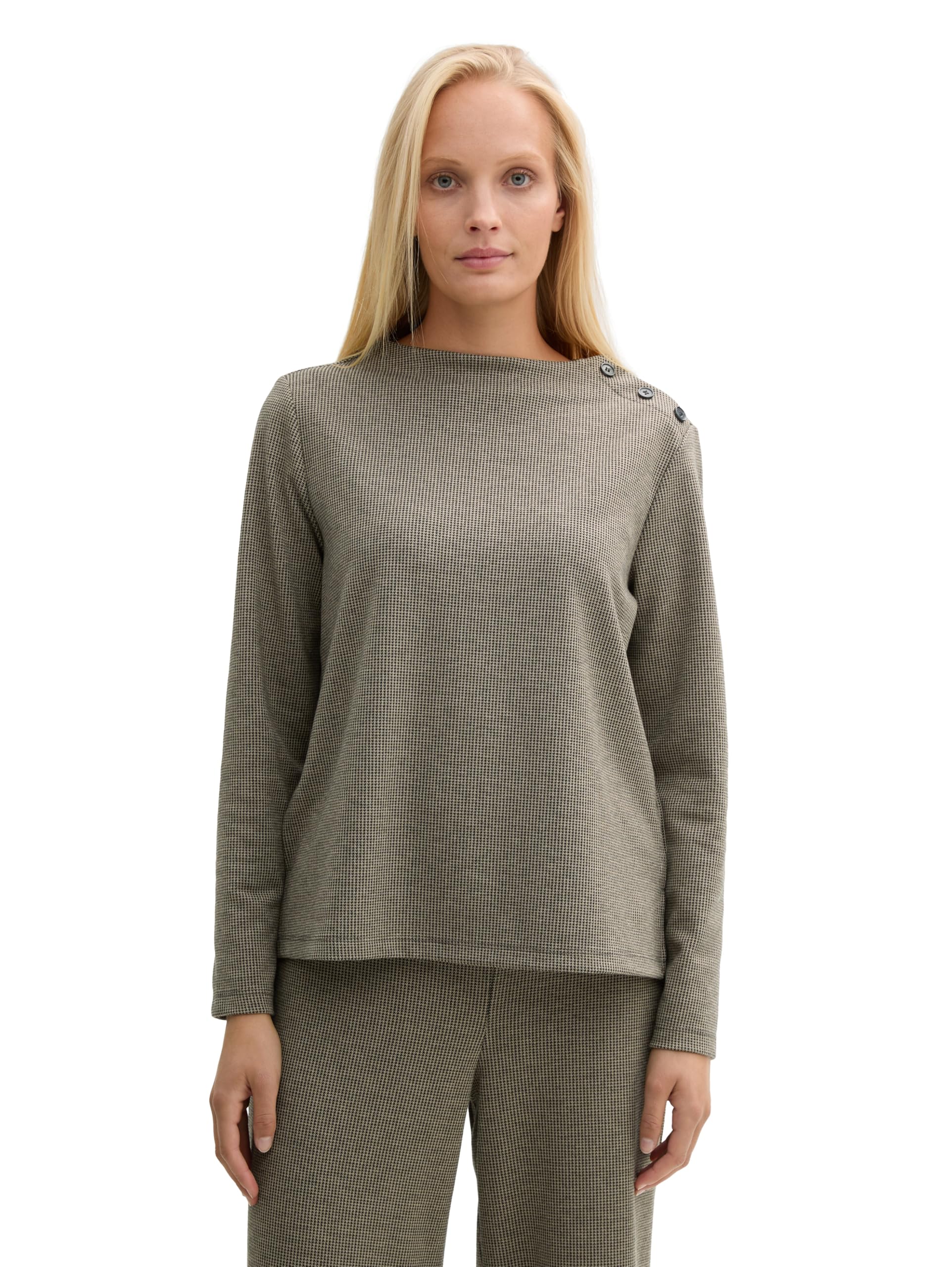 tom-tailor-damen-sweatshirt-1044263-mit-knopfleiste image 1