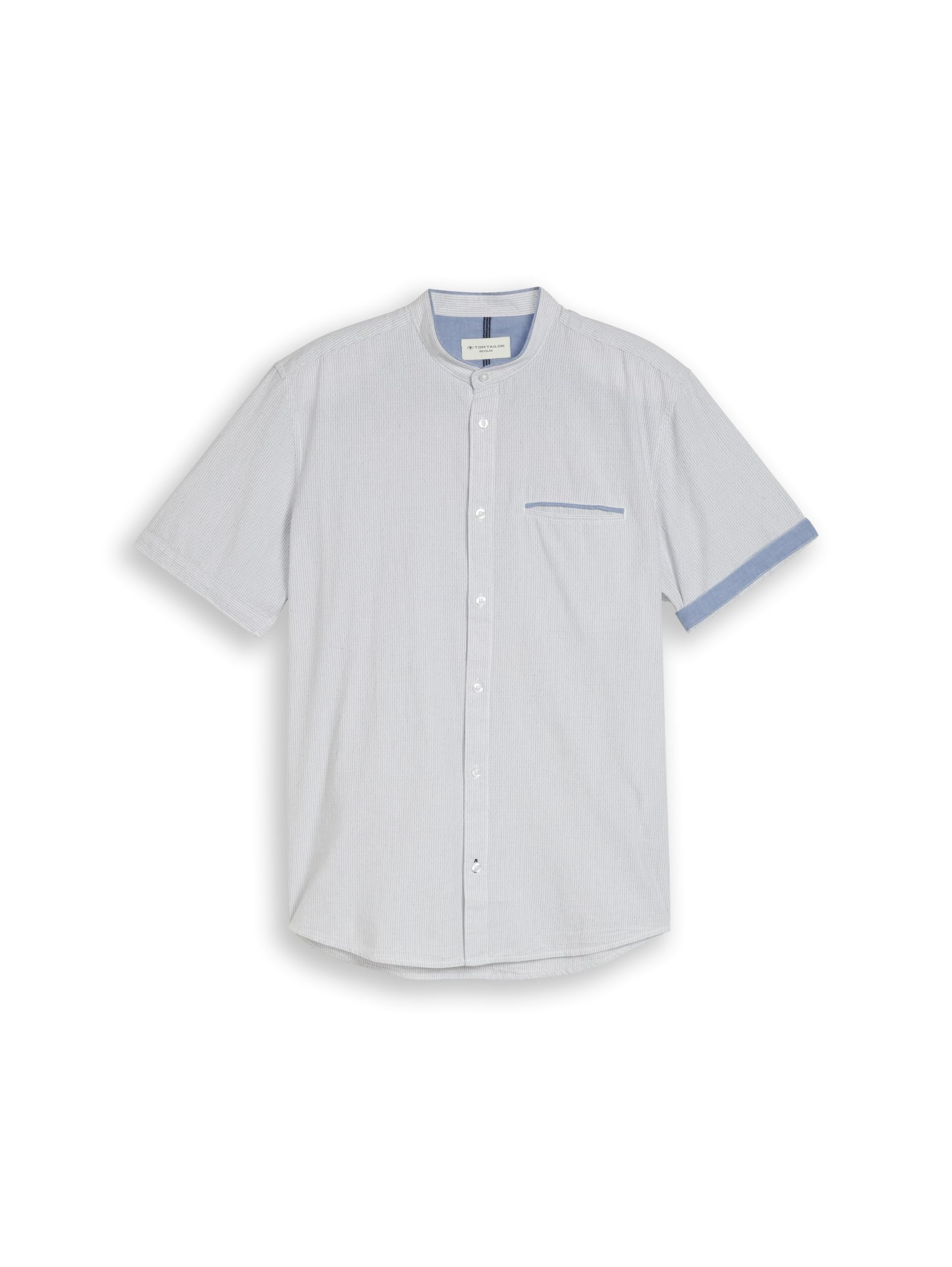 tom-tailor-1050946-regular-fit-kurzarmhemd-mit-stehkragen-herren image 5