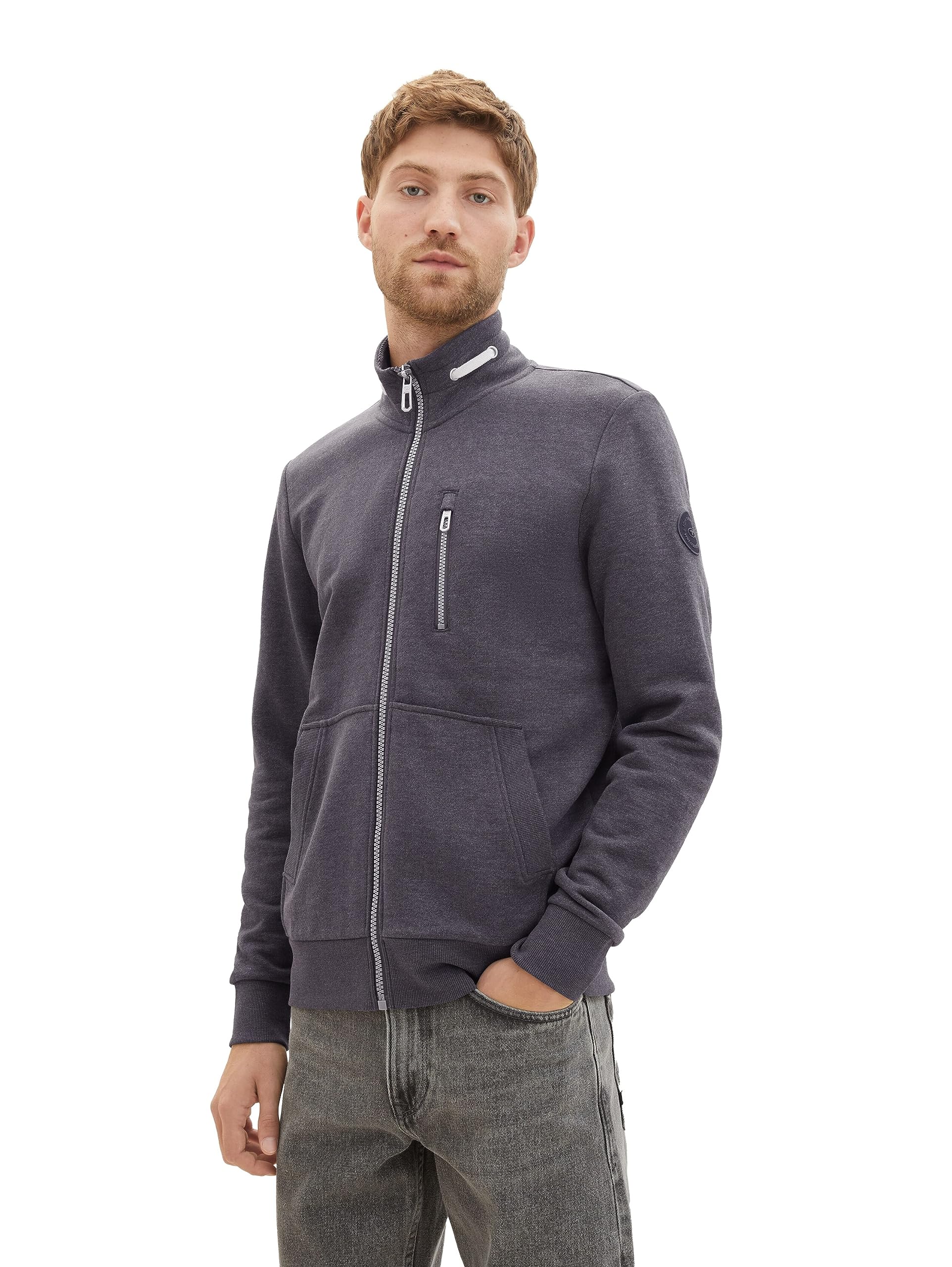 tom-tailor-herren-sweatjacke-mit-stehkragen-2 image 6