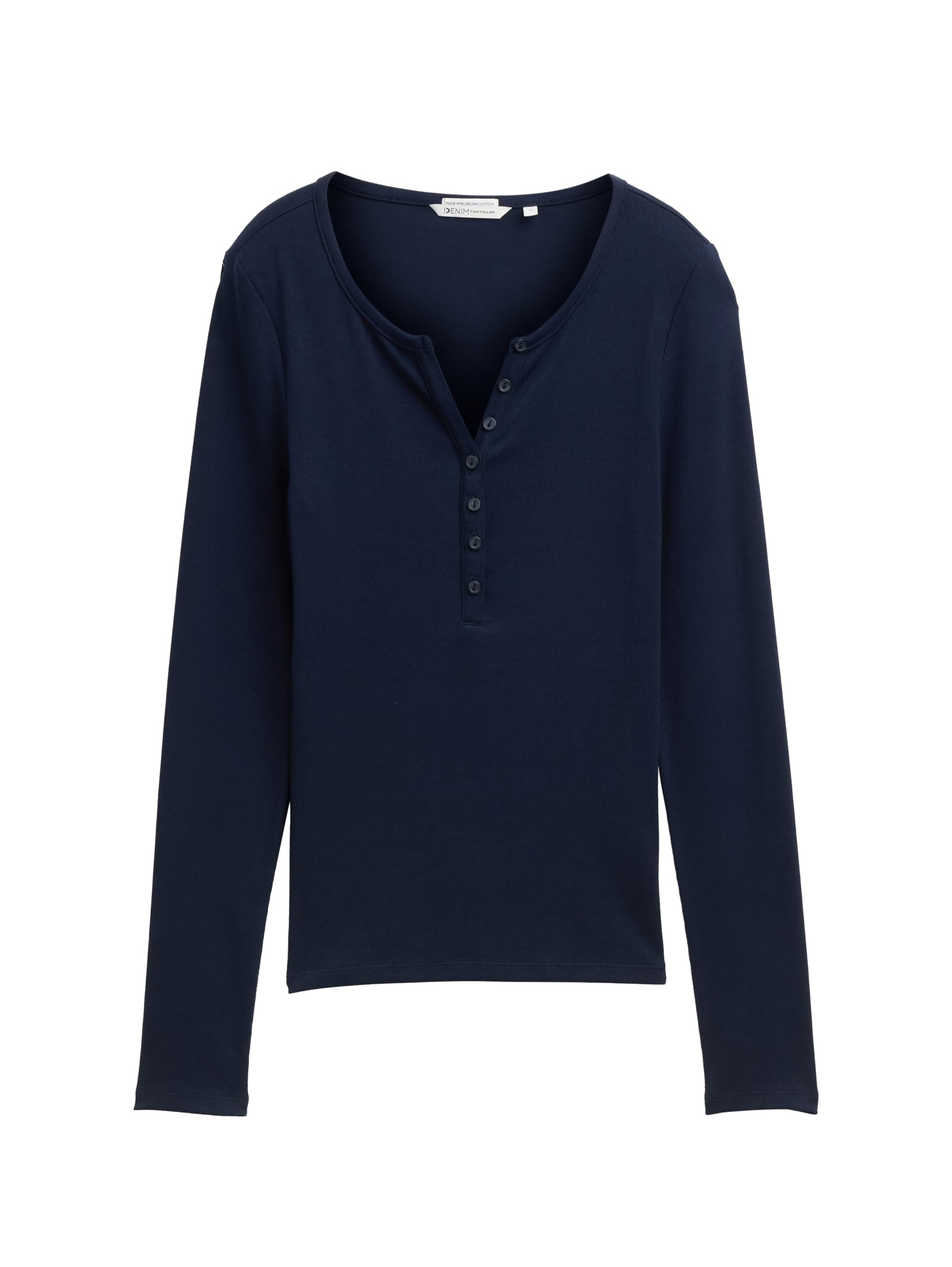tom-tailor-denim-1045415-ripp-henley-langarmshirt-damen-1er-pack image 4