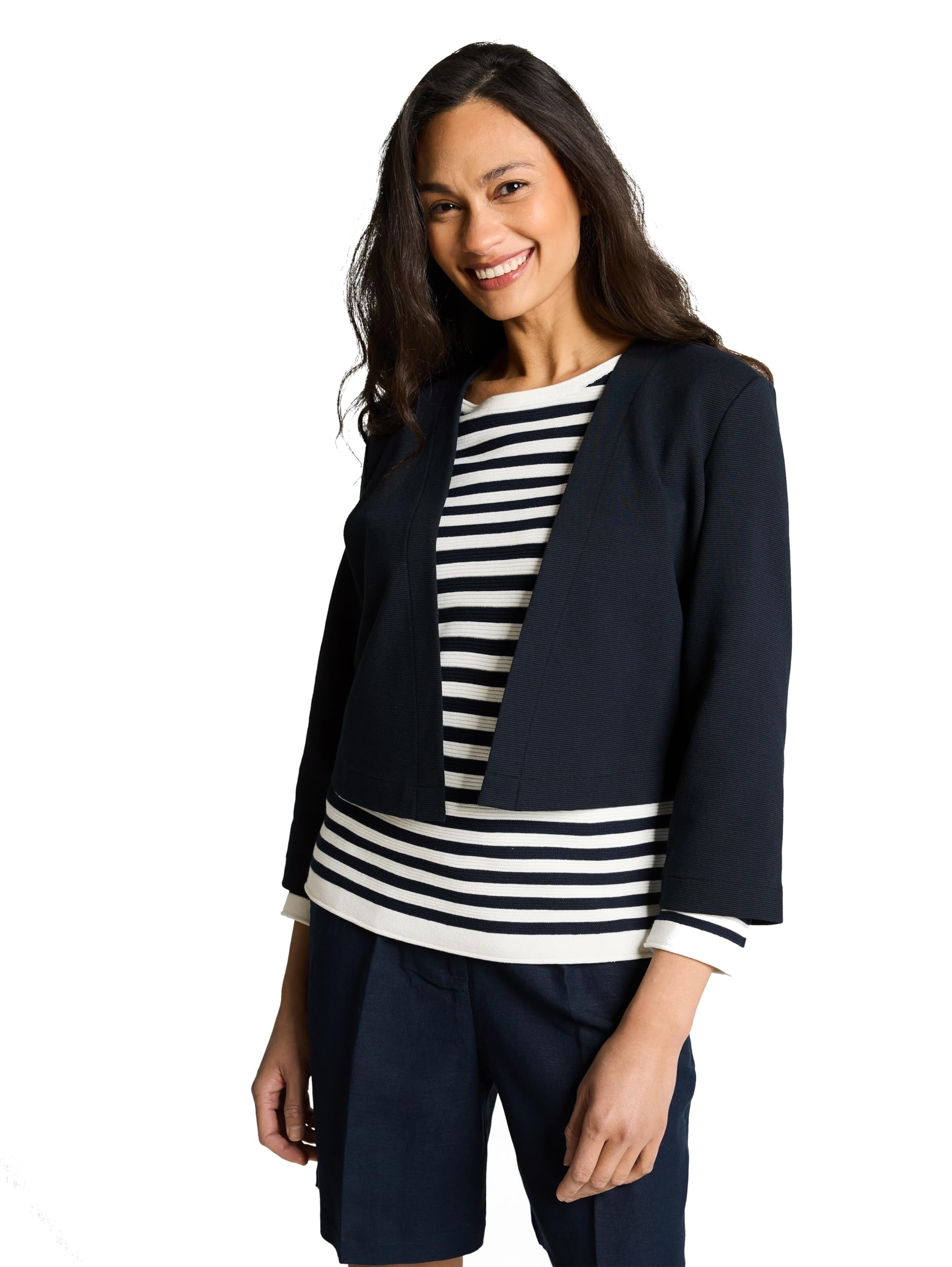 tom-tailor-damen-1049777-regular-fit-jacke-mit-ottoman-struktur-1er-pack image 6