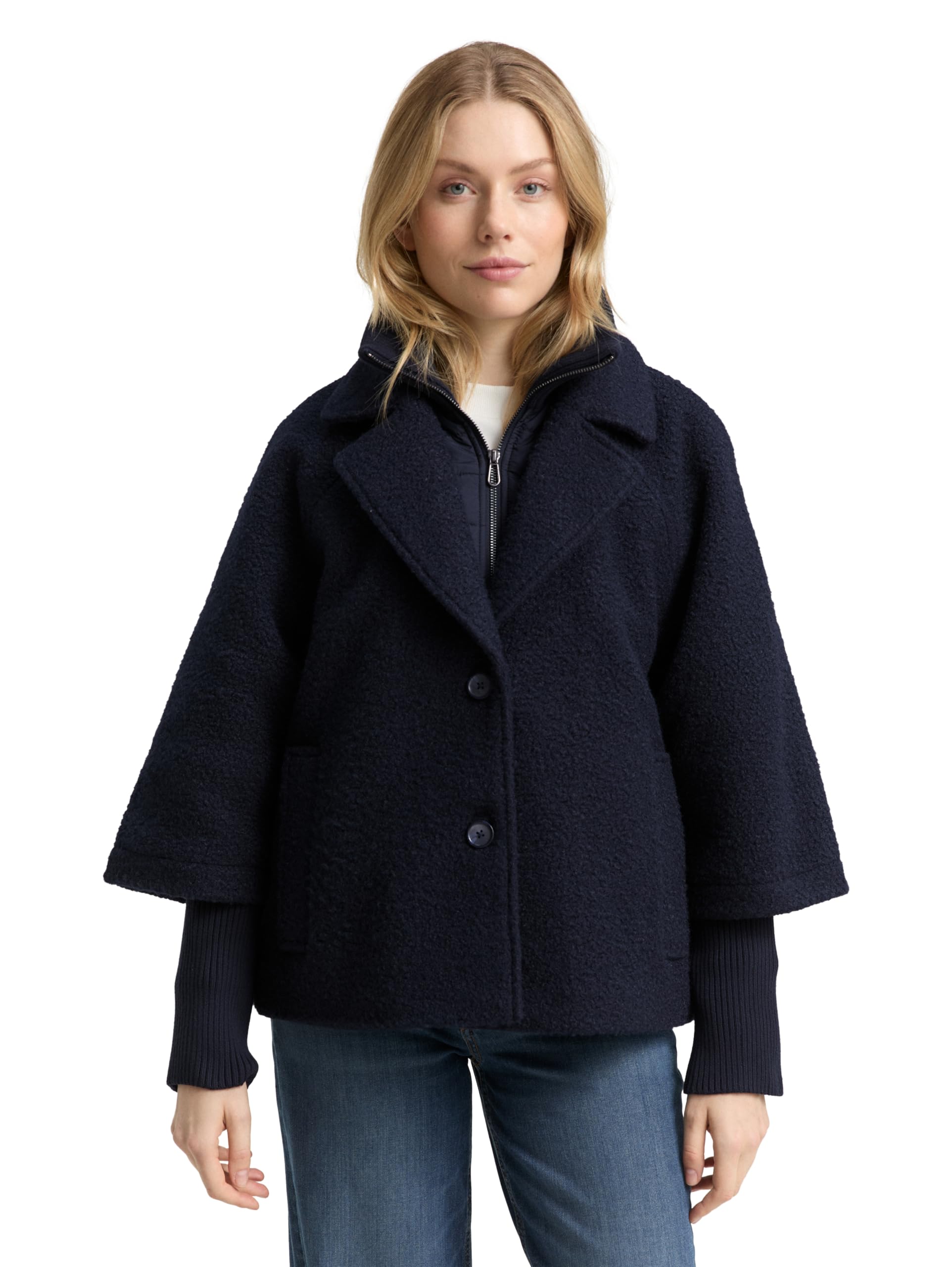 tom-tailor-damen-boucl-cape-jacke-im-2-in-1-look image 5