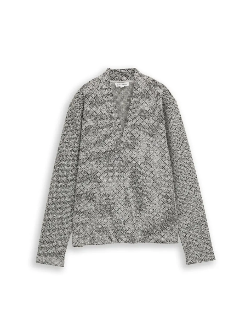 tom-tailor-damen-sweatshirt-1049010-mit-v-ausschnitt-regular-fit image 1