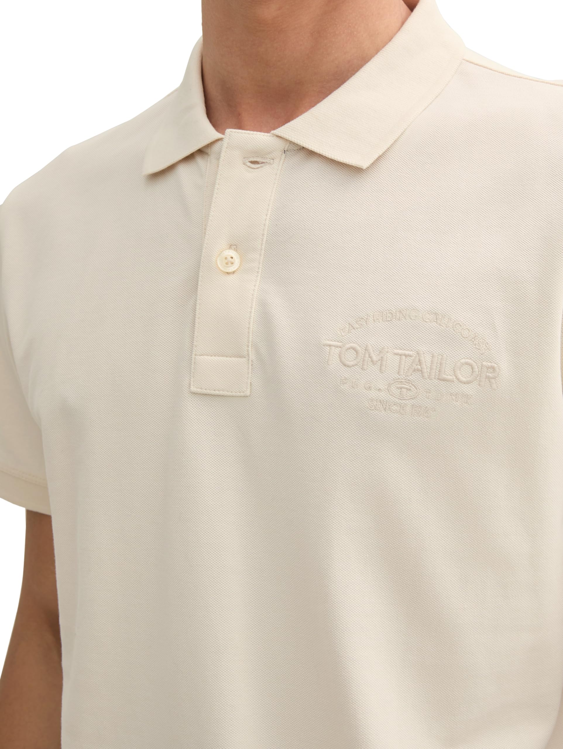 tom-tailor-herren-basic-piqu-poloshirt-mit-logo-print-2 image 5