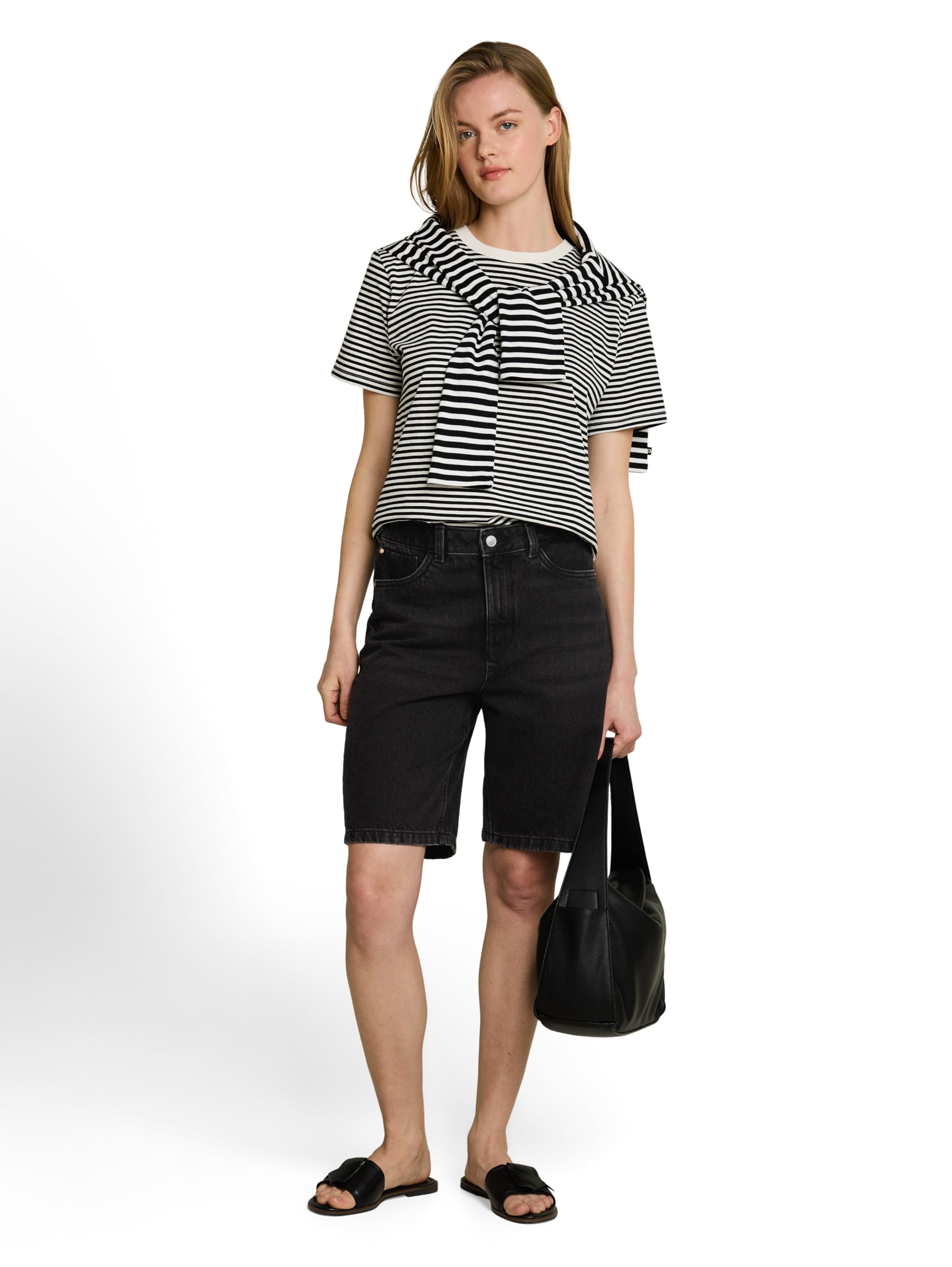 tom-tailor-denim-ttelin-straight-bermuda-jeans-shorts-1051468-damen image 4
