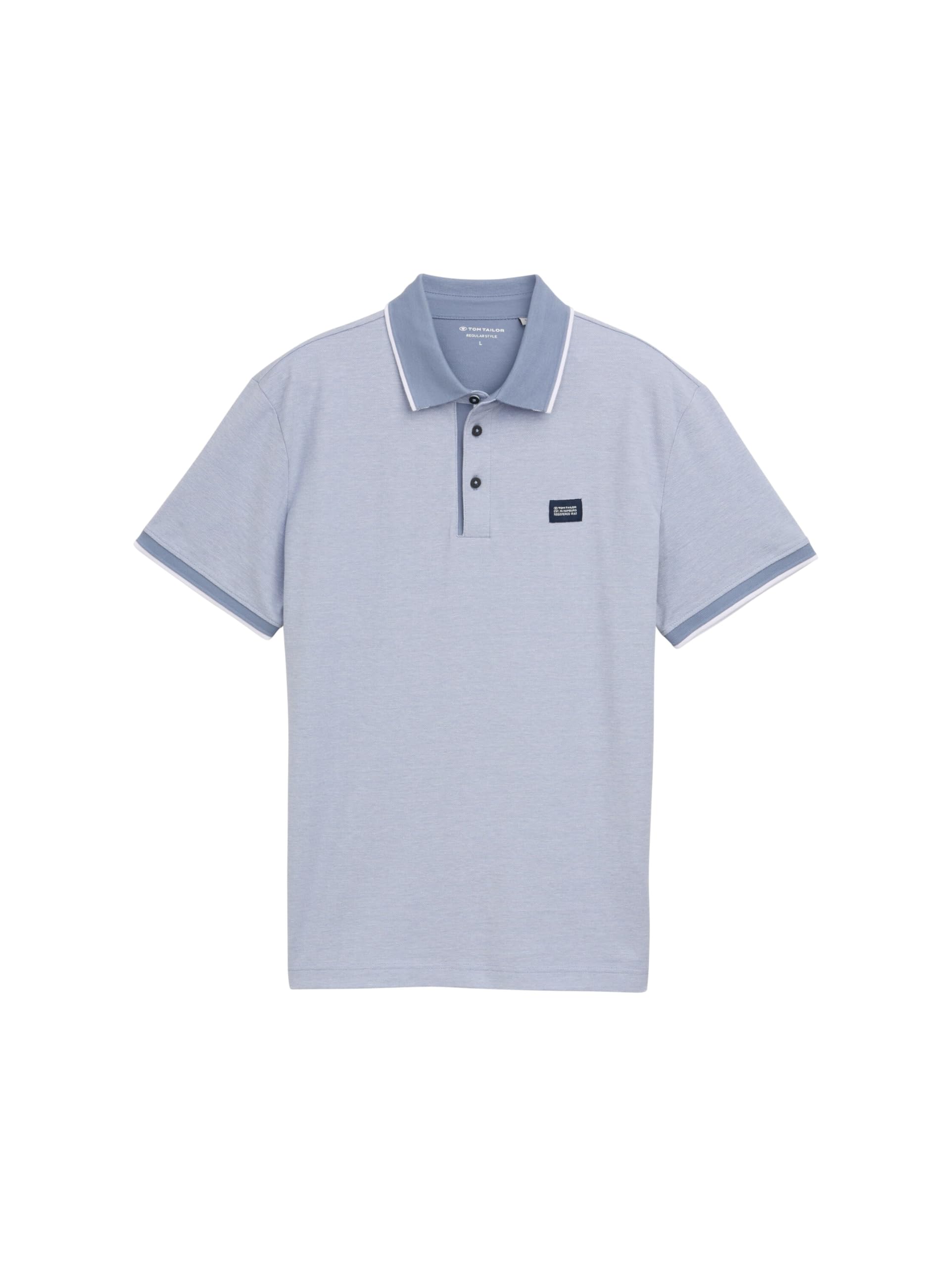 tom-tailor-herren-piqu-poloshirt-mit-logo-label image 4