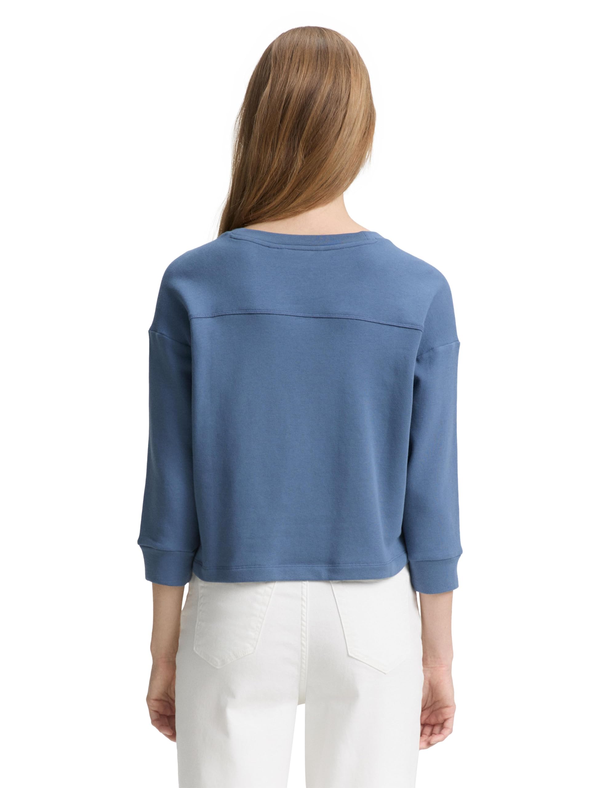tom-tailor-denim-1047873-sweatshirt-mit-7-8-arm-f-r-damen image 2