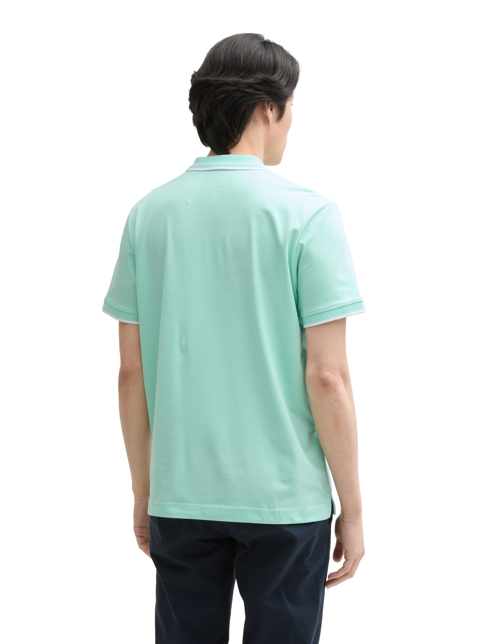 tom-tailor-herren-poloshirt-mit-logo-print-aus-baumwolle image 2