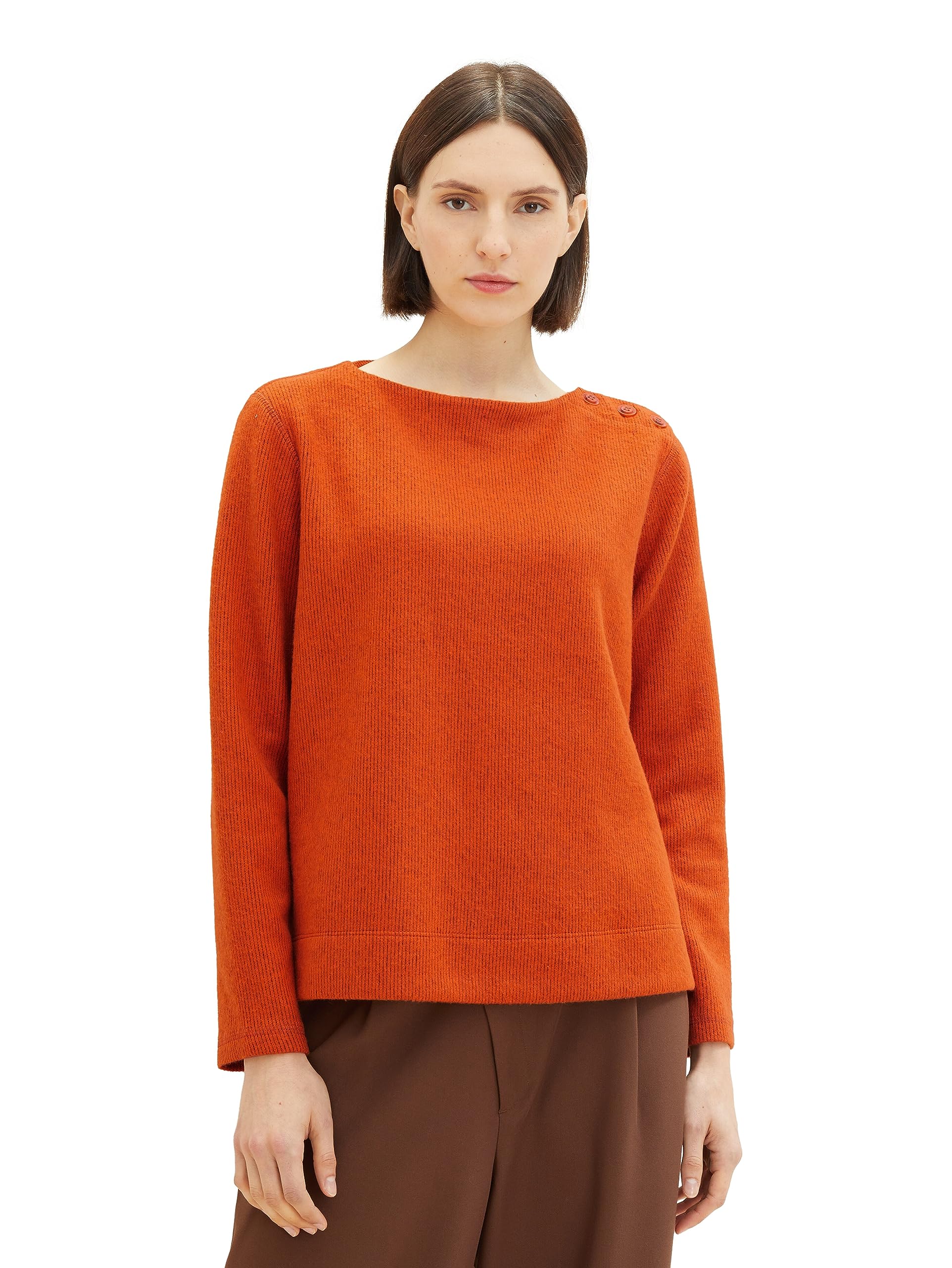 tom-tailor-damen-sweatshirt-mit-knopfleiste image 7